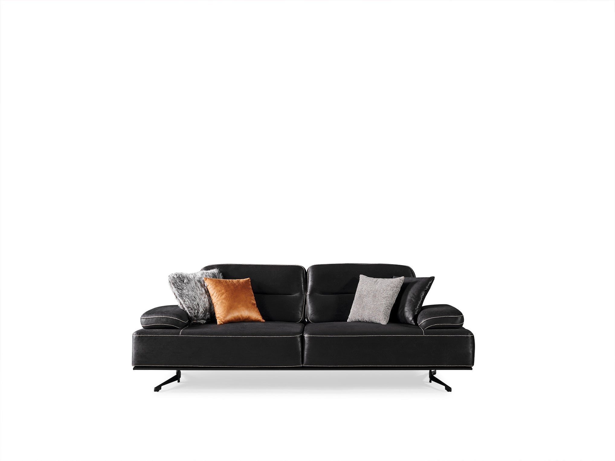 Netline Home Interior Rolex 3 Seater Sofa with plush cushions and modern design, perfect for stylish everyday comfort.