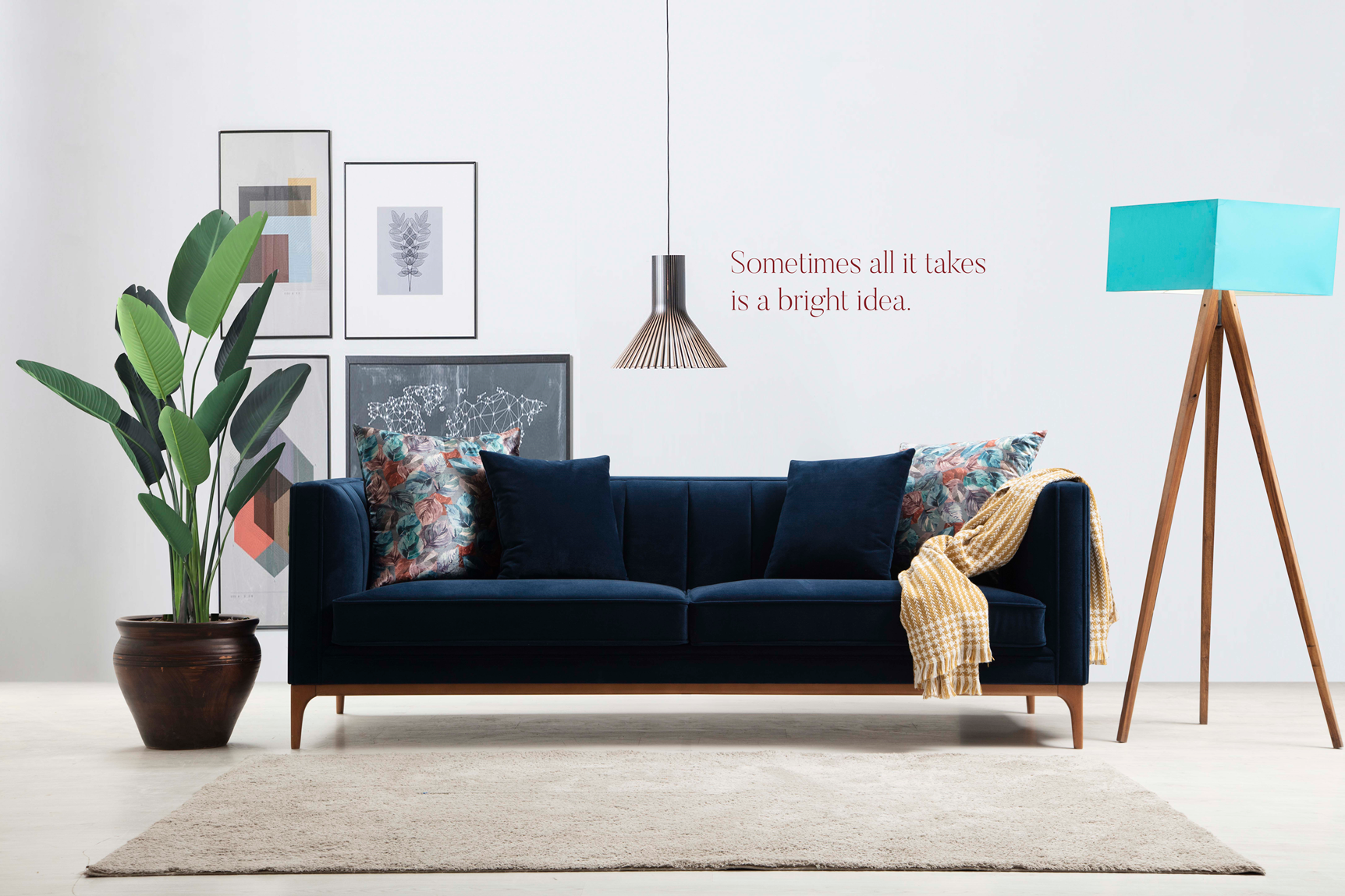 Amada 3 Seater Sofa Corner Sofa - Spacious Lounge Comfort