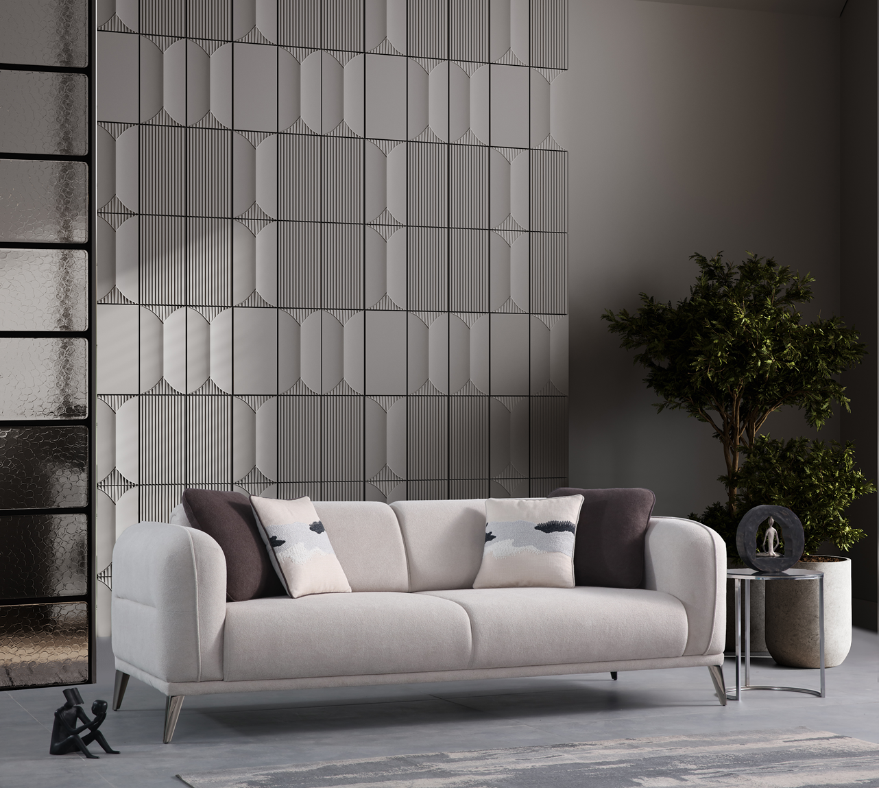 Stella 2-Seater Sofa (K) by Netline Interiors