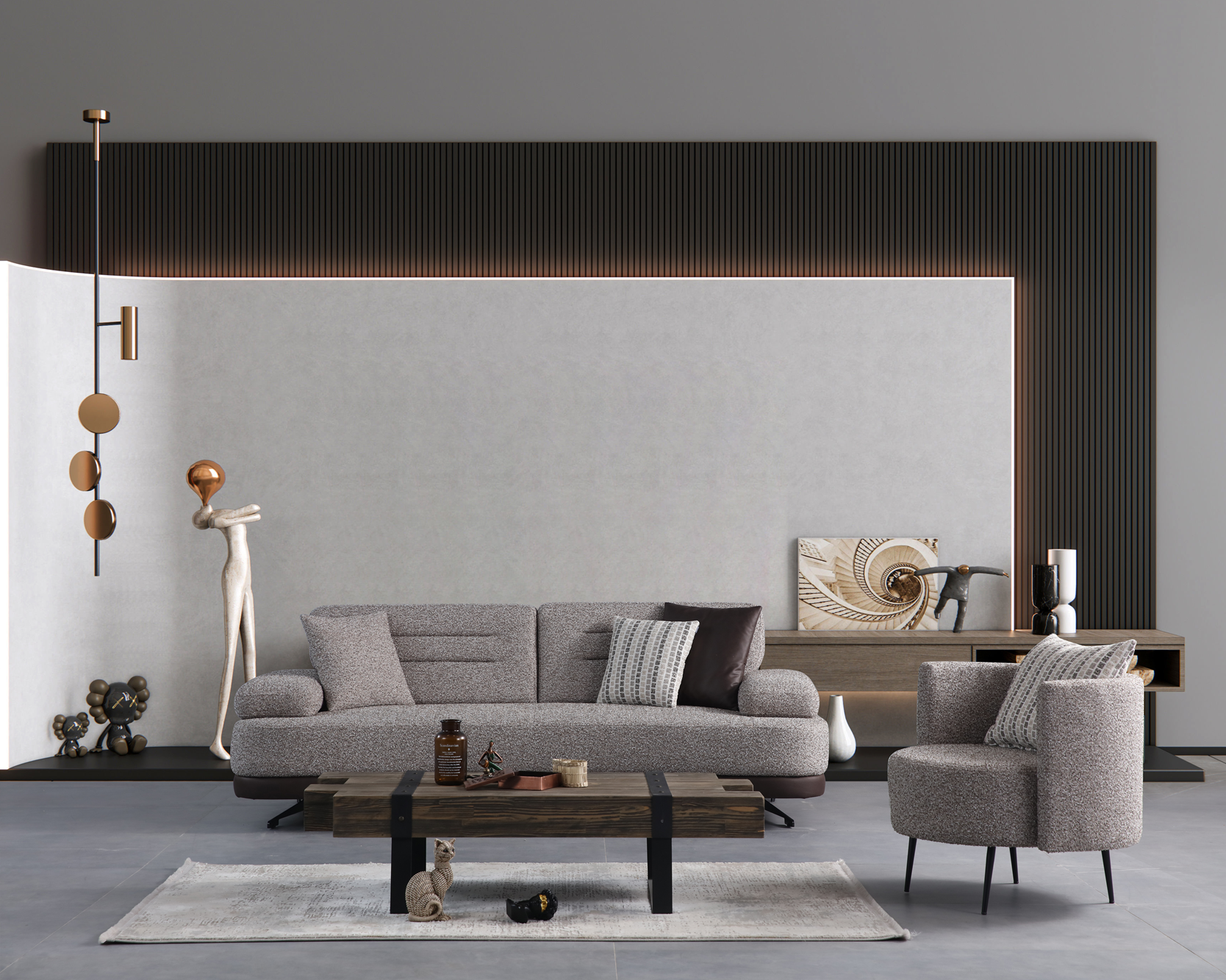 Netline Home Nepal 3-Seater Sofa