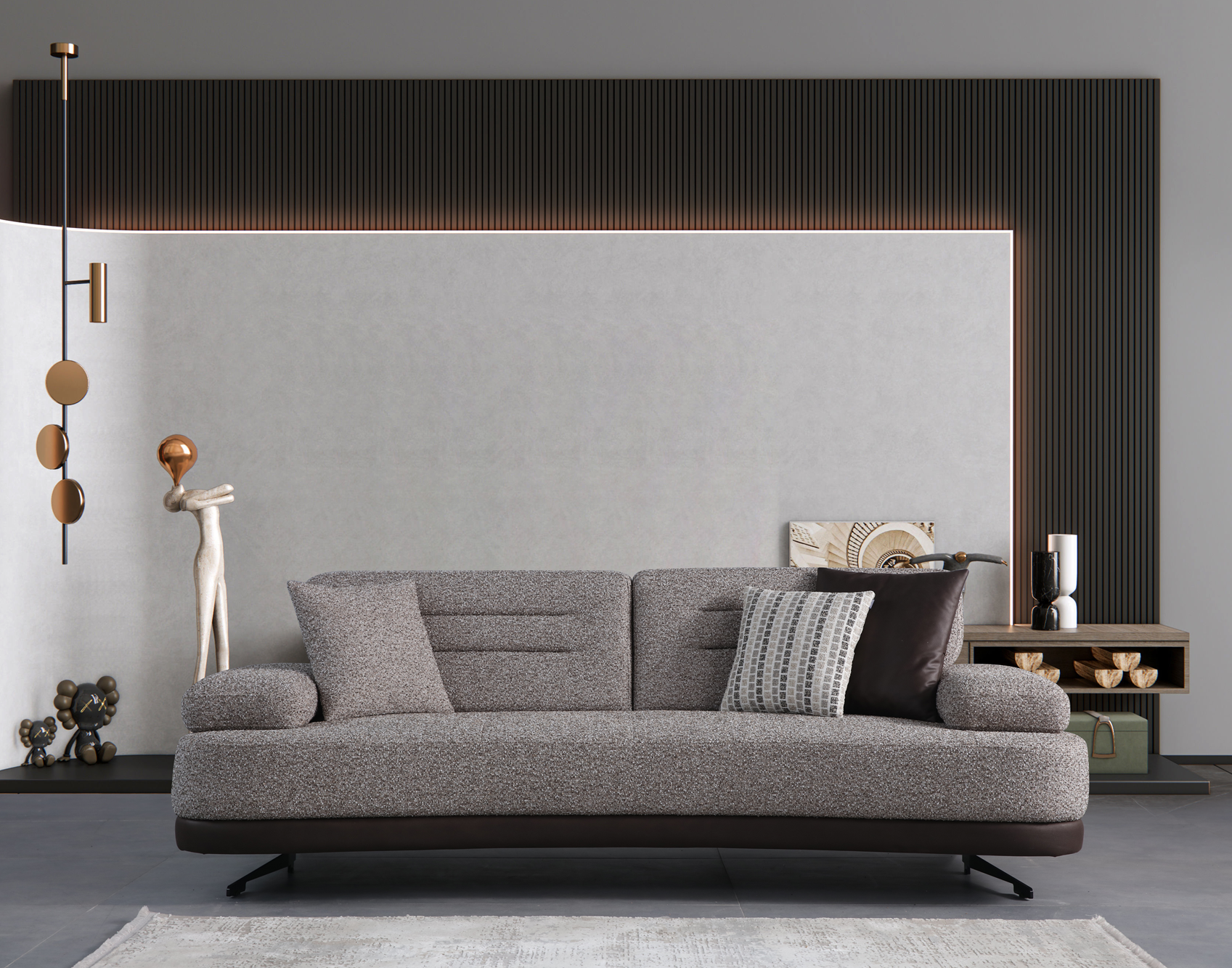 Netline Home Nepal 3-Seater Sofa