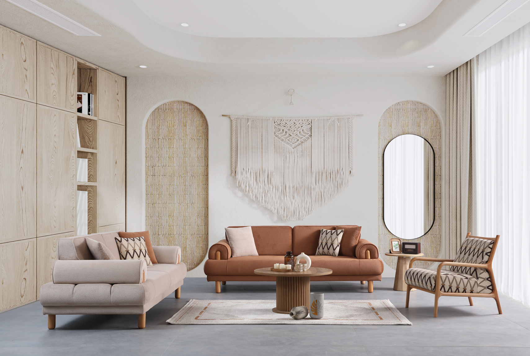 Salda Sofa Set (K) by Netline Interiors