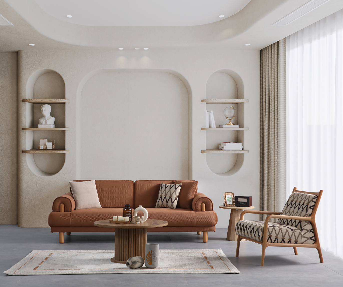 Salda 3 Seater Sofa (K) by Netline Interiors