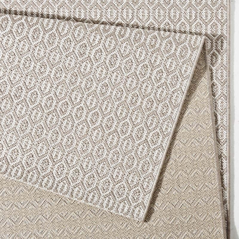 Indoor Outdoor Coin Rug – Geometric Design