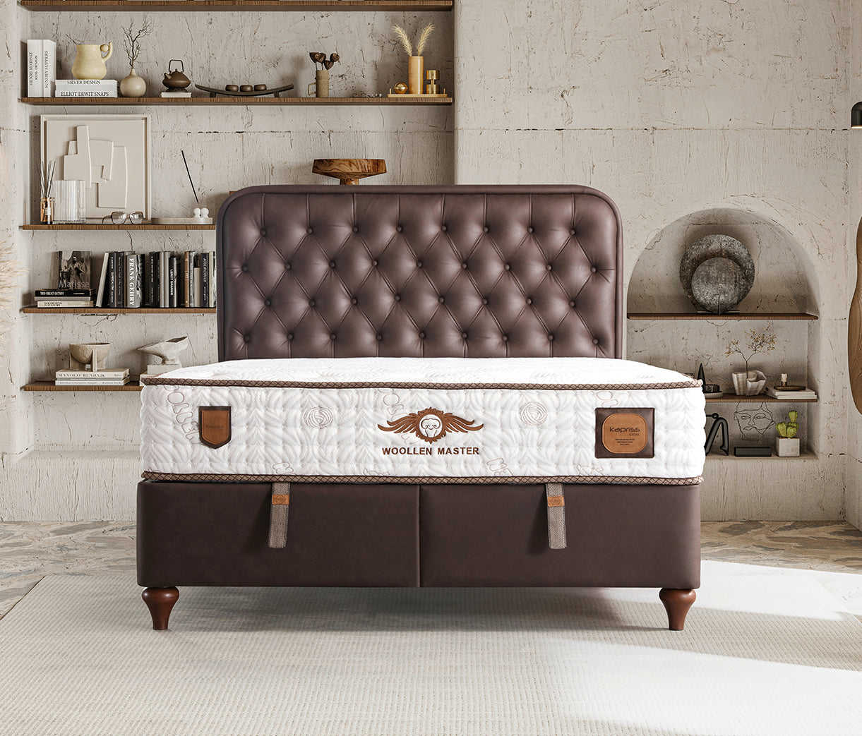Woollen Master Bed Set by Netline Interiors