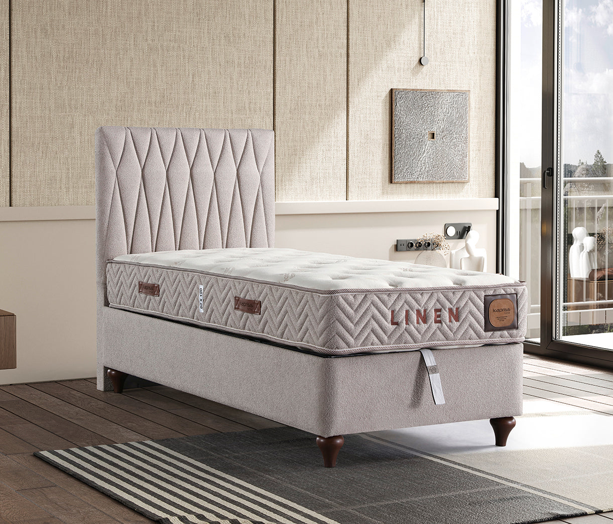 Linen Bed Set by Netline Interiors