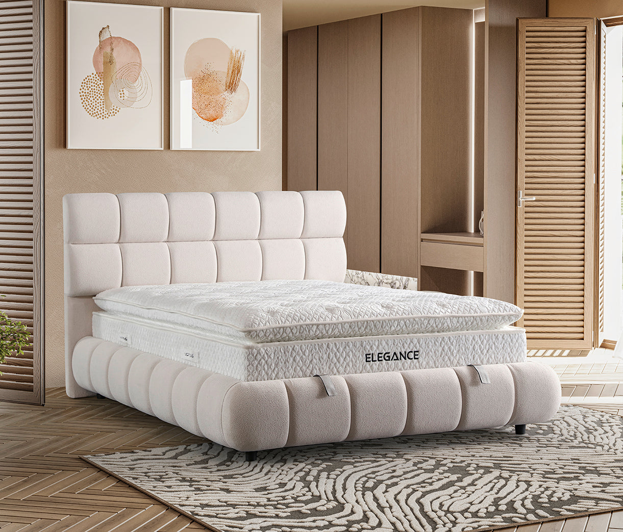 Elegace Plus Base & Headboard by Netline Interiors