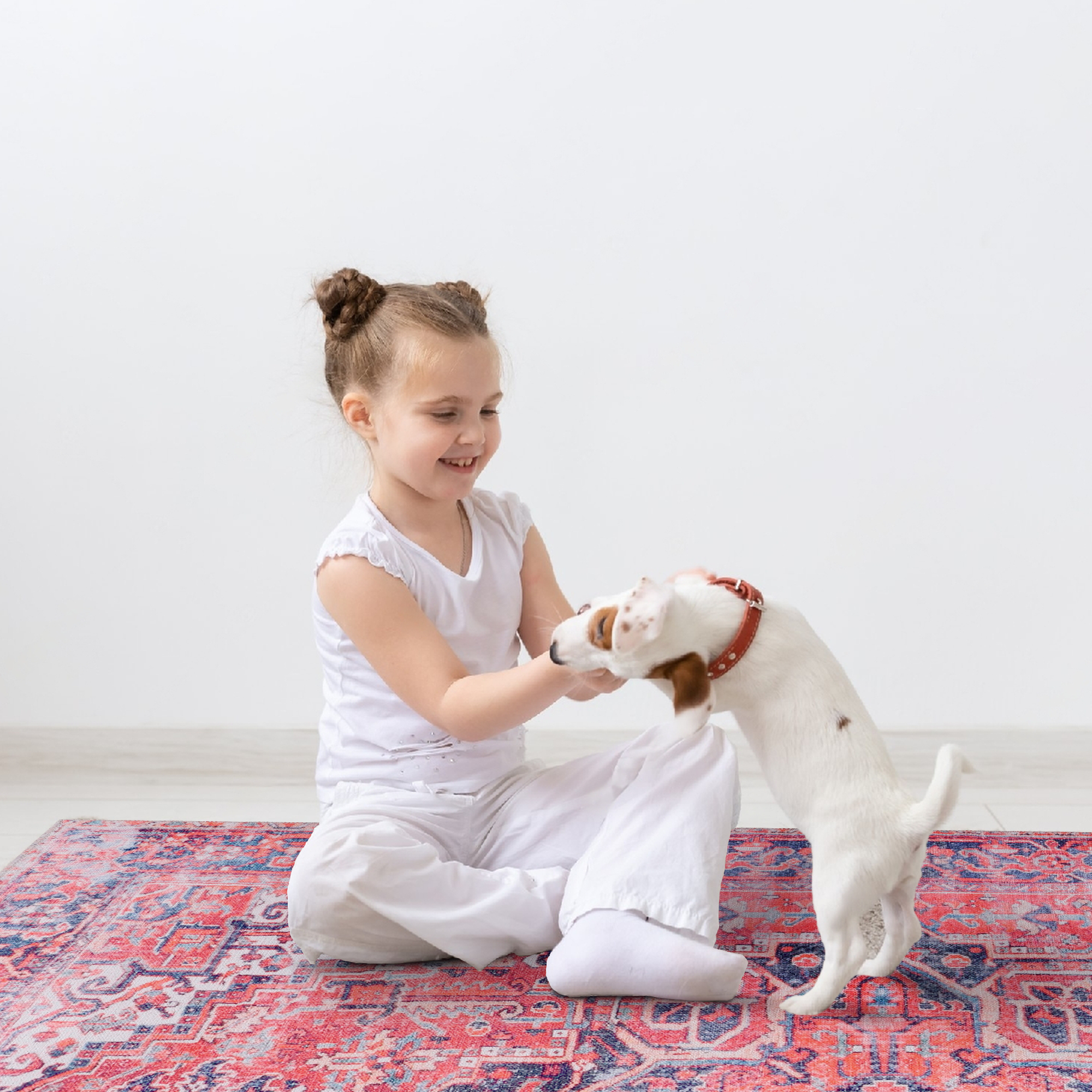 Netline Home Rugs Depot Traditional Medallion Washable Rug Design NL1001