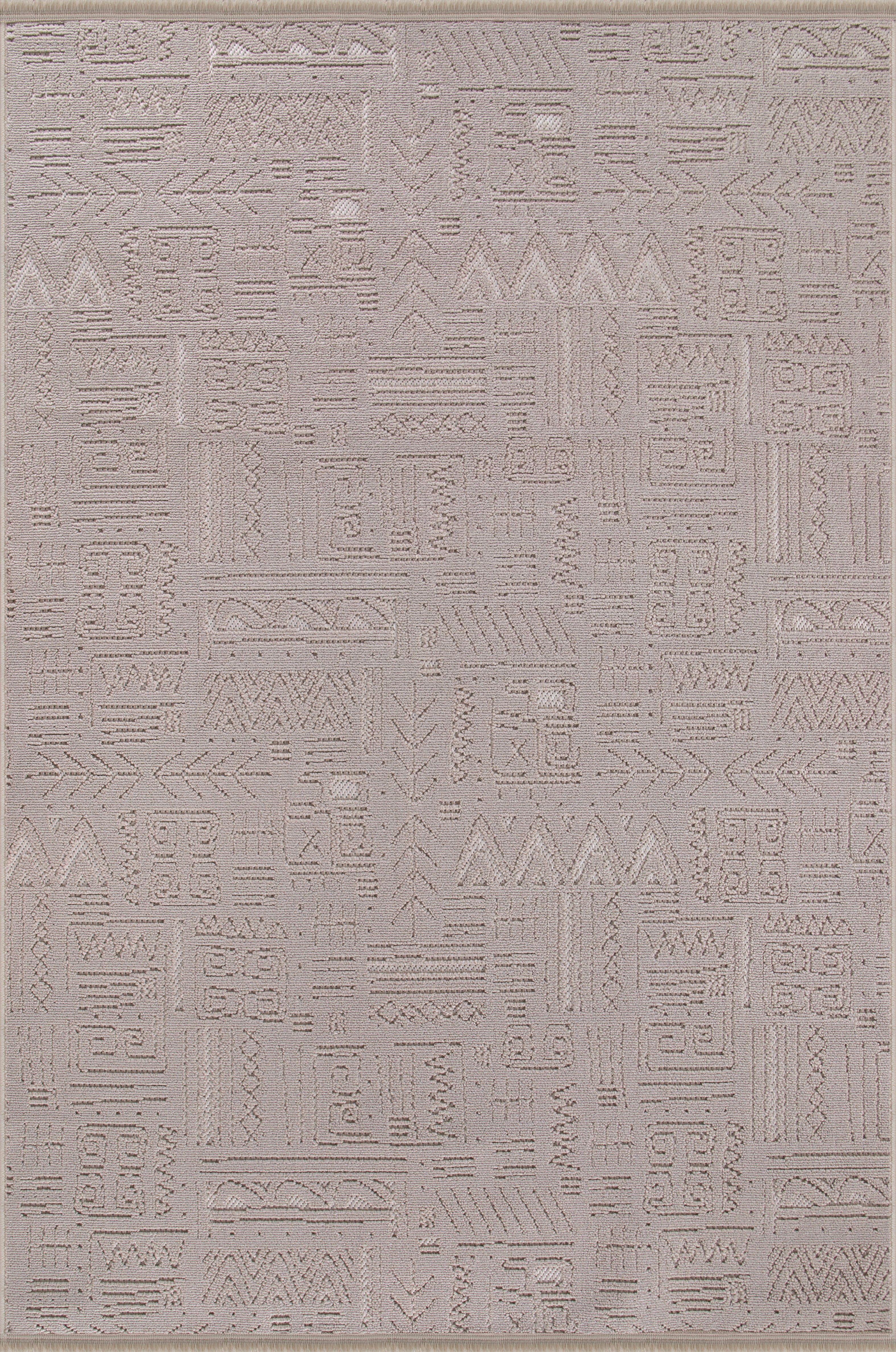 Tapis moderne gris bouclé Netline Home Rugs Depot – Boucle en polypropylène et sisal, ne peluche pas, facile à nettoyer, durable | Chambre, bureau, chambre d'enfant, entrée