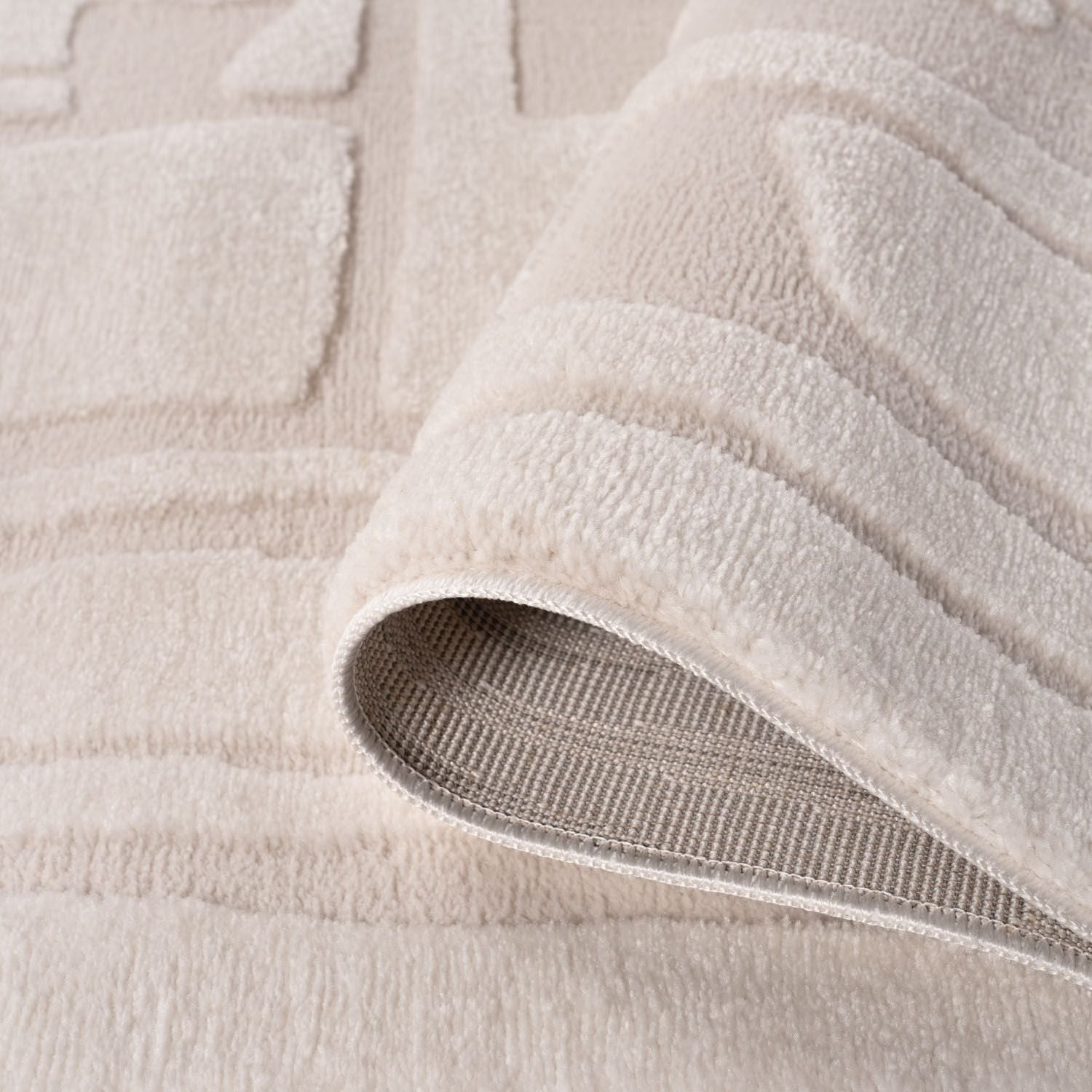 Loft Abstract Cream Rug