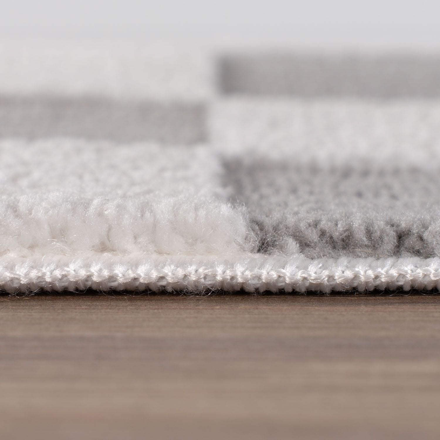 Loft Checkerboard Grey Rug