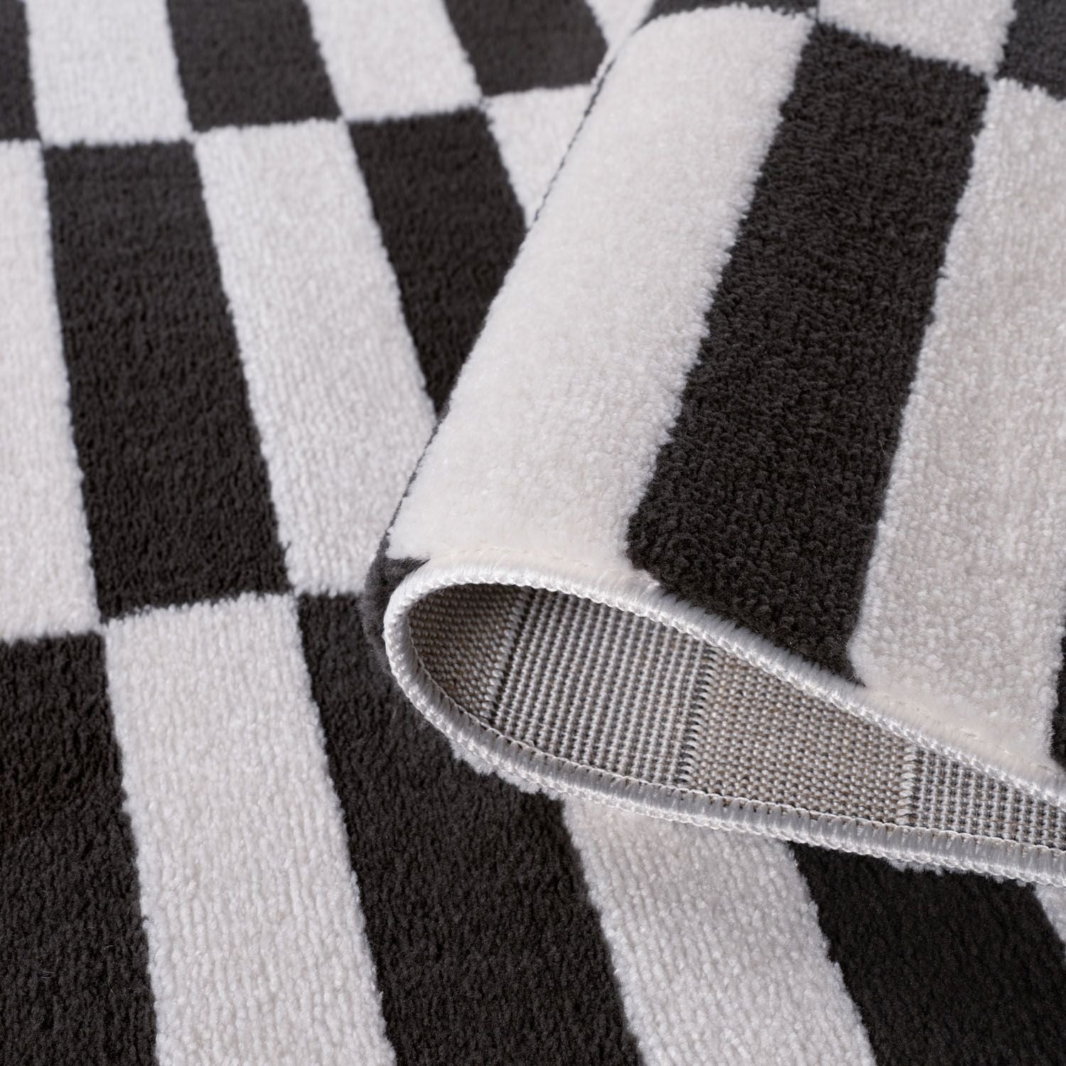 Loft Striped Dark Grey Rug