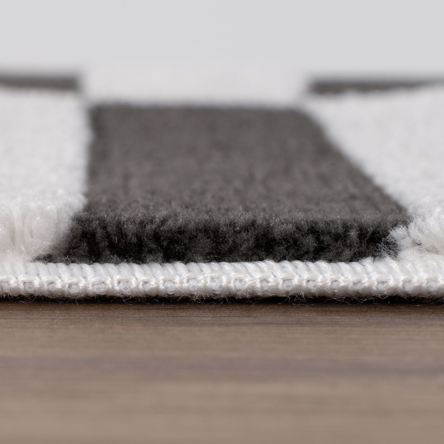 Loft Striped Dark Grey Rug