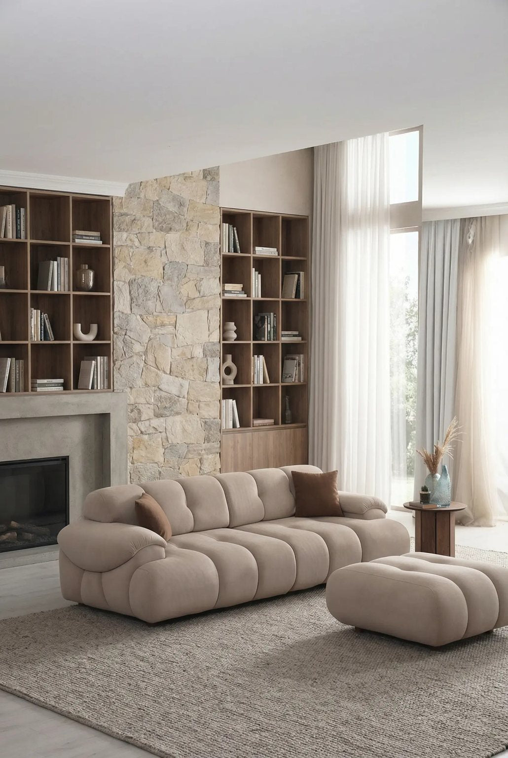 New Hestia 3-Seater Sleeper Sofa (SG) by Netline Interiors