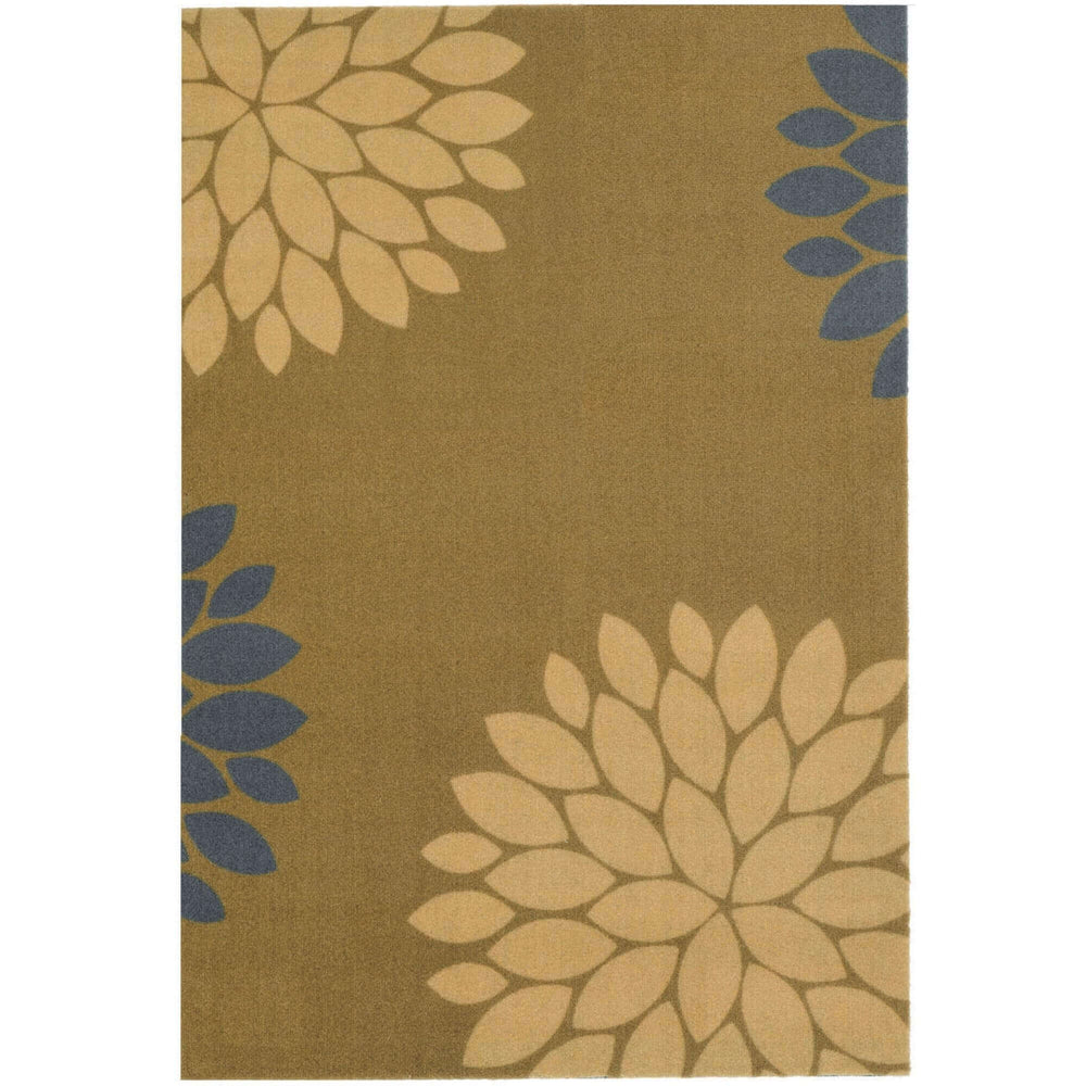 Recycled Washable Floral Mat – 130