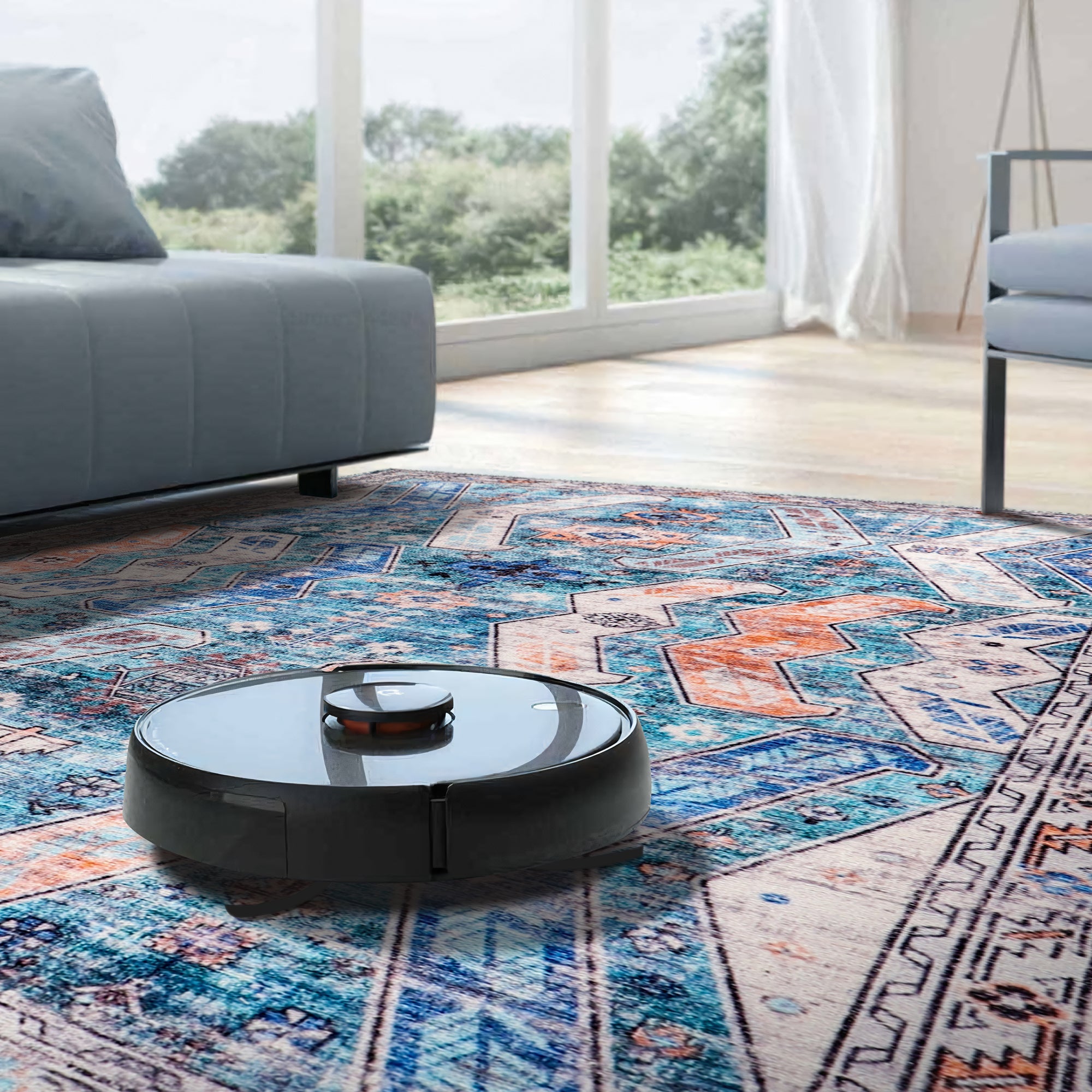 Netline Home Rugs Depot Ð Kilim Red Medallion Washable Rug Ð Design NL1015