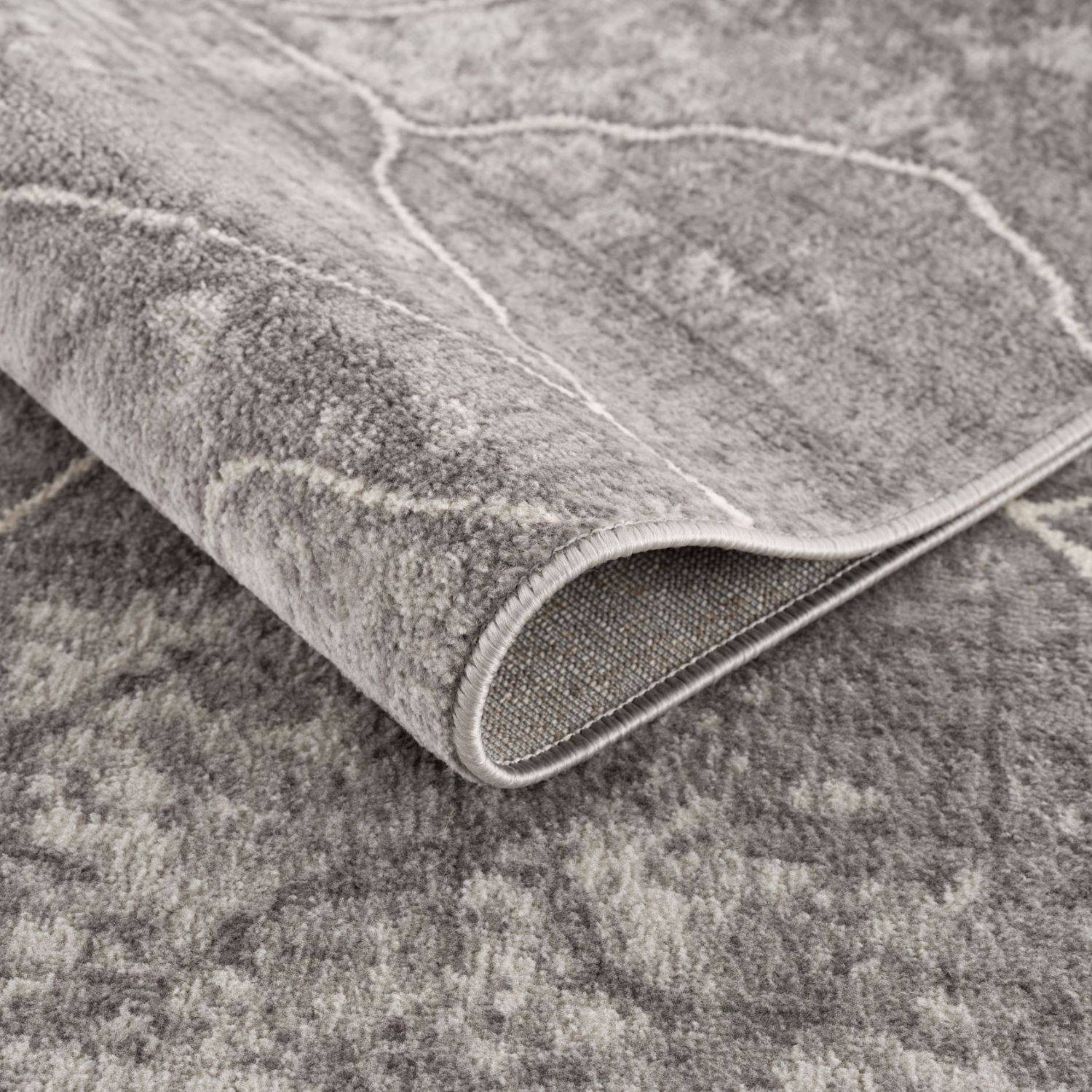 Dark grey Montana Modern rug by The Rugs, featuring a contemporary design with a soft, textured surface and stylish edge detailing.