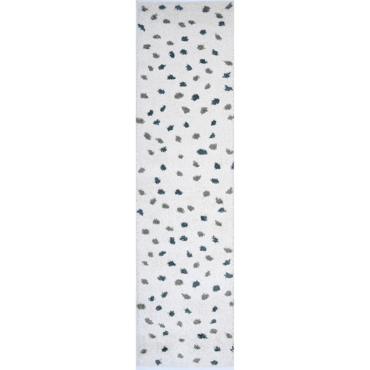 Moodi Shaggy Green Drizzle Rug