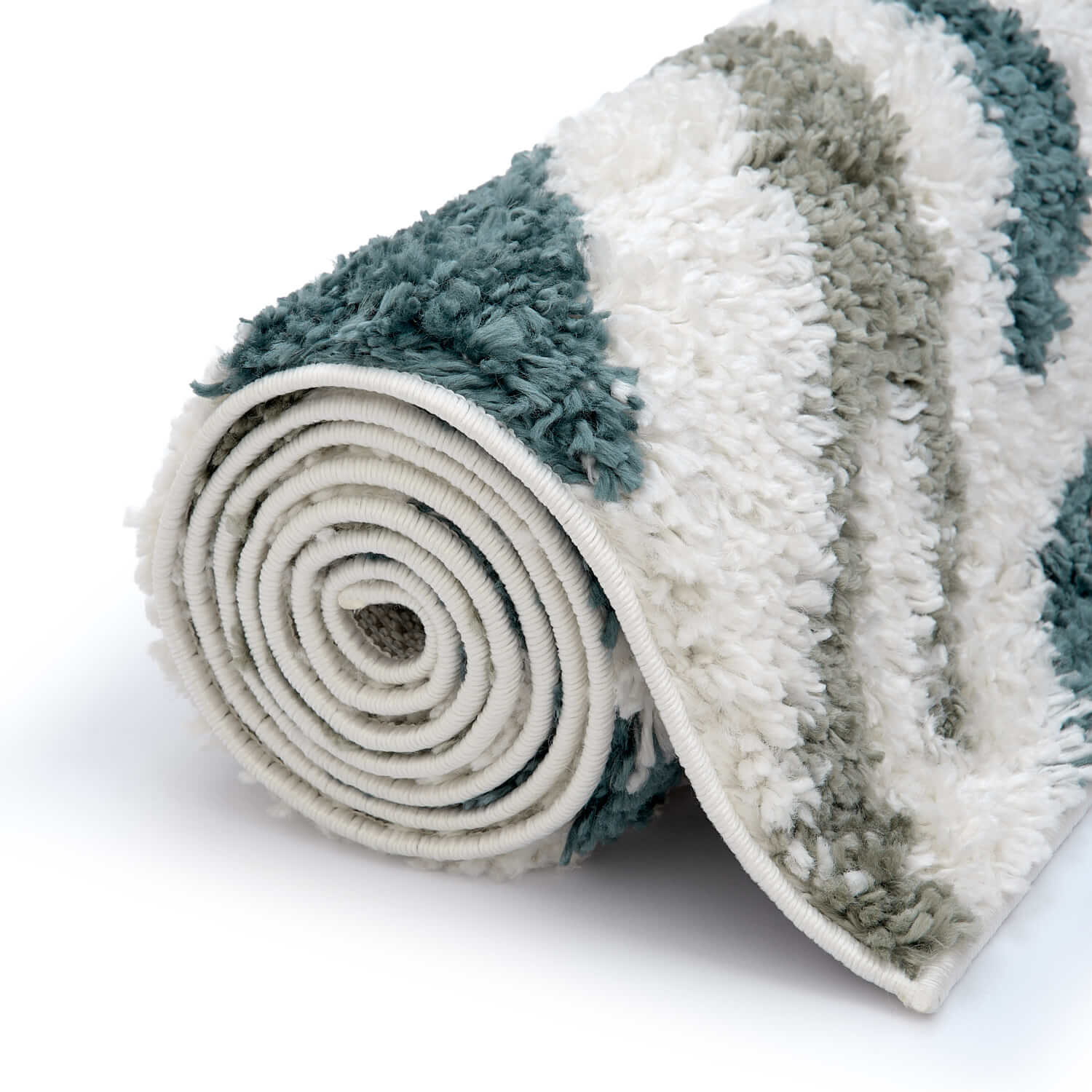 Moodi Shaggy Green Nyra Rug