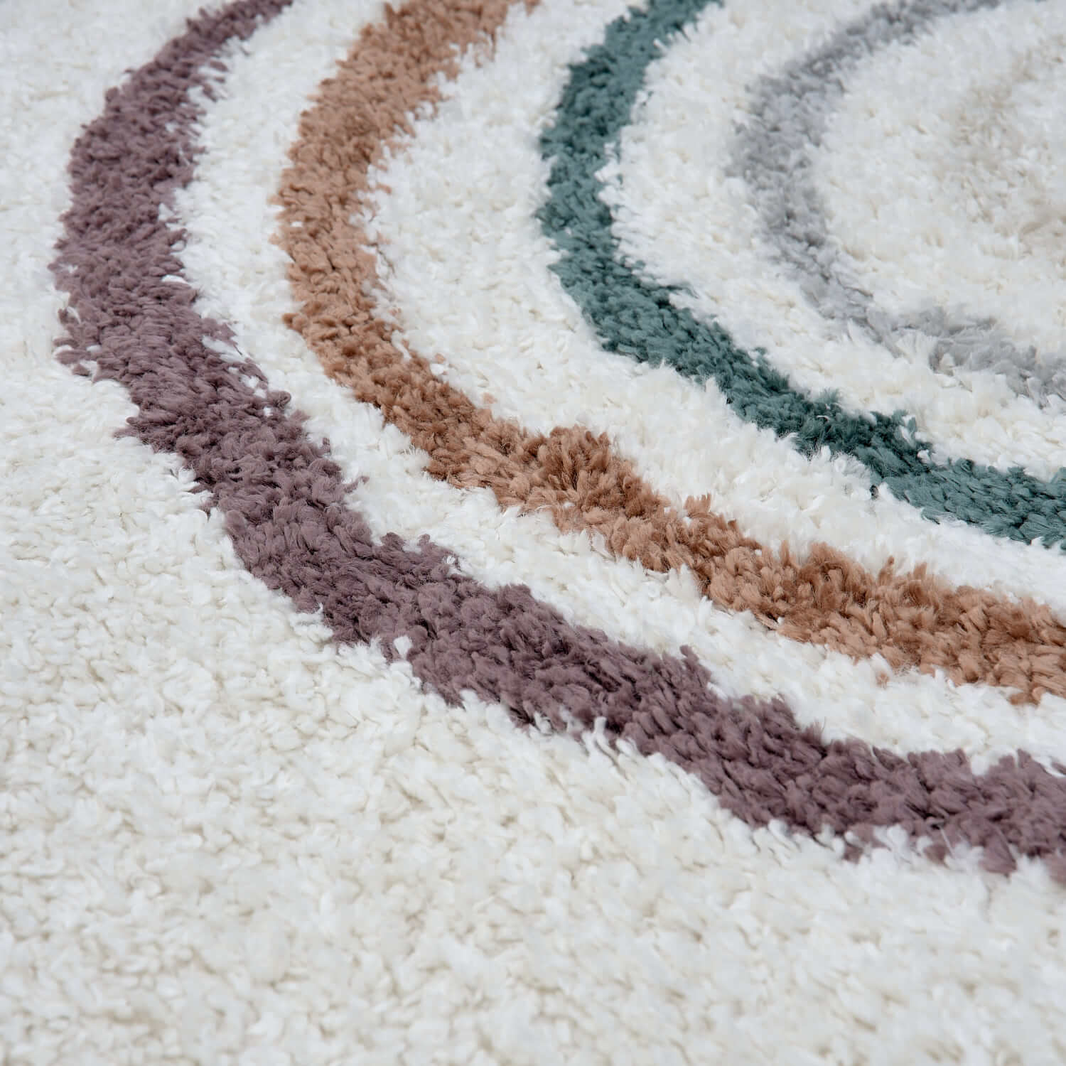 Moodi Shaggy Multicolour Raincat Rug