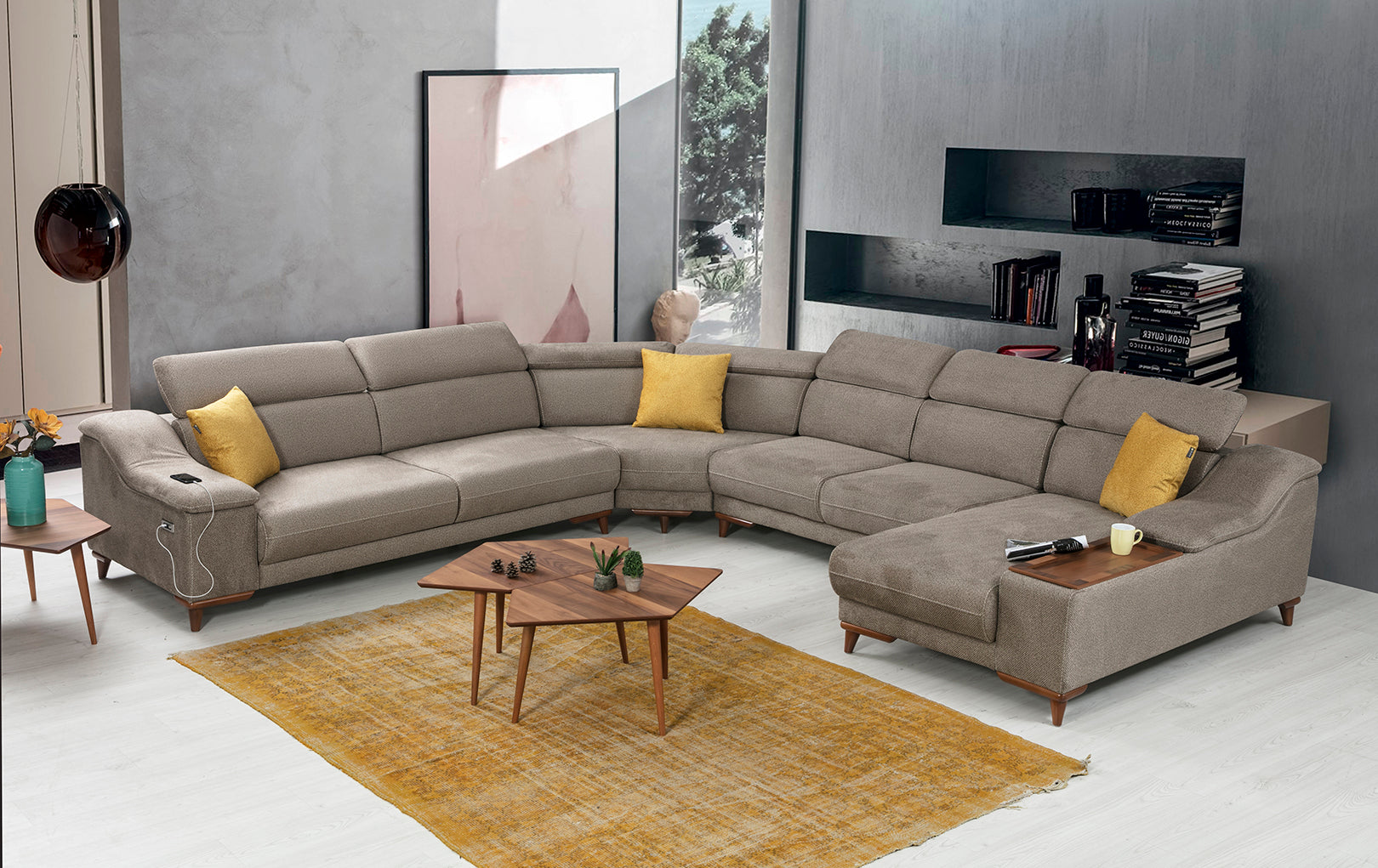 Mustang U Corner Sofa (S) by Netline Interiors