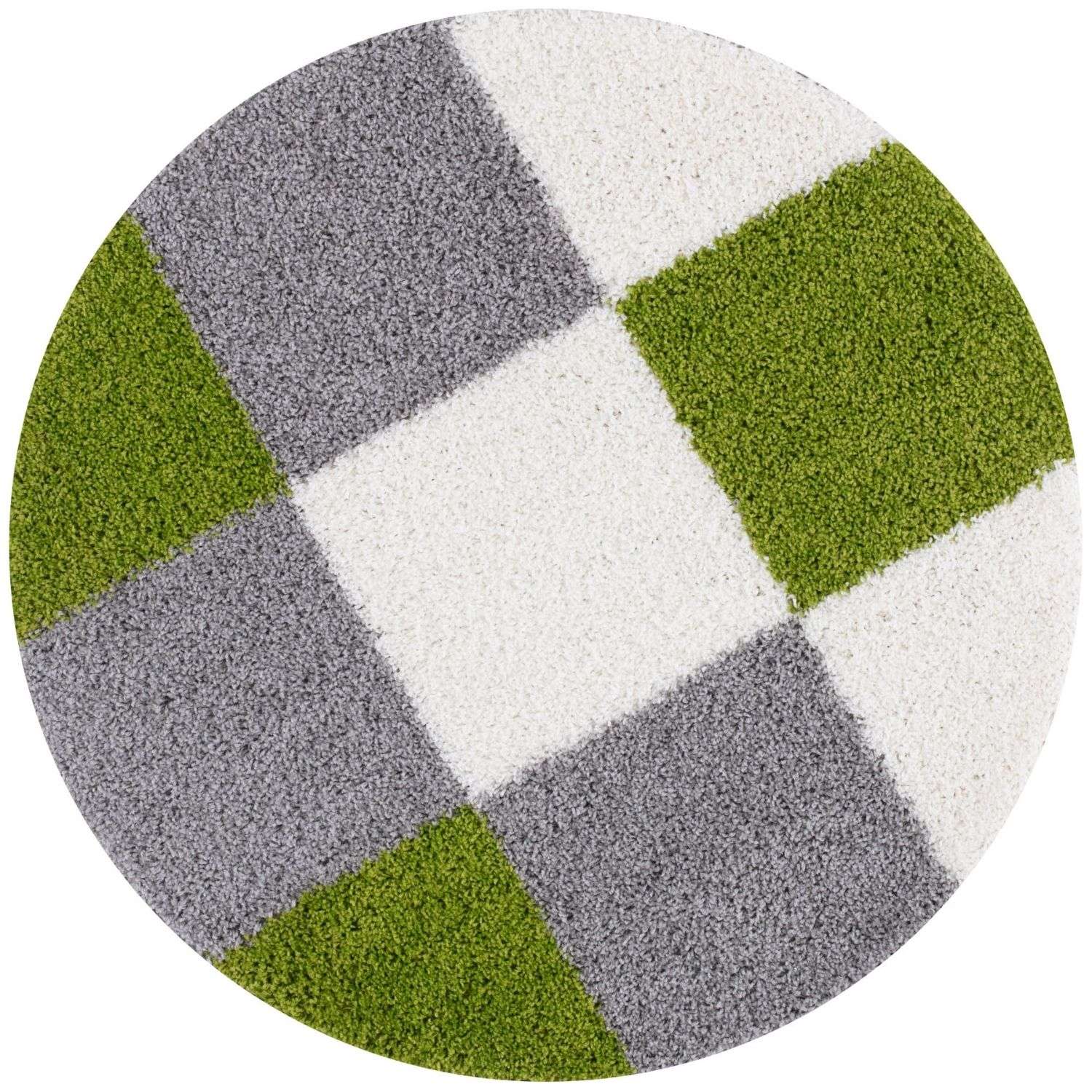 Myshaggy Geometric Green Rug