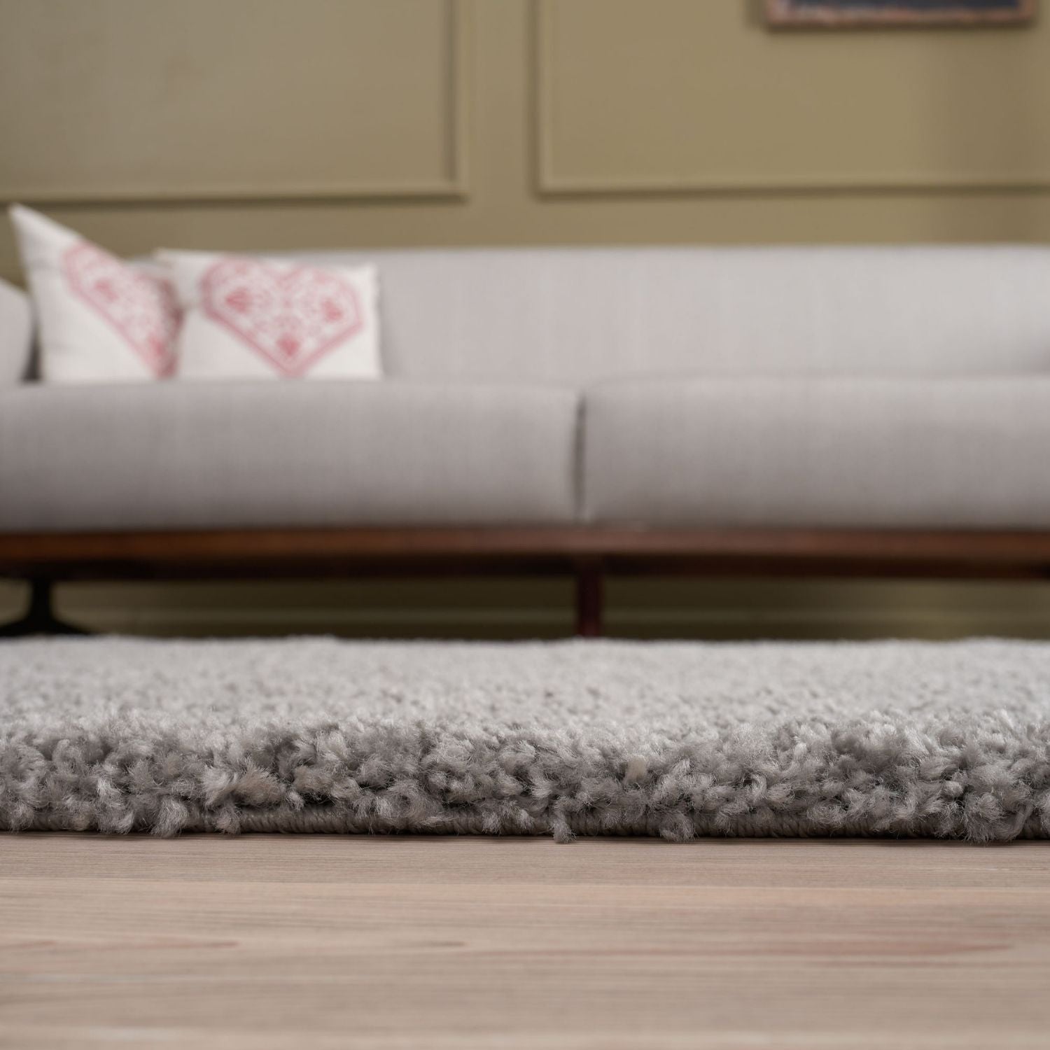 Myshaggy Solid Grey Rug