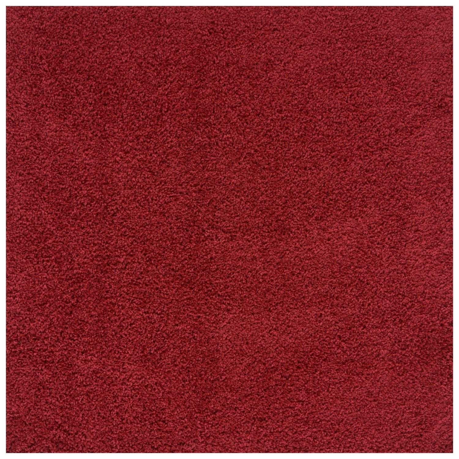 Myshaggy Solid Red Rug