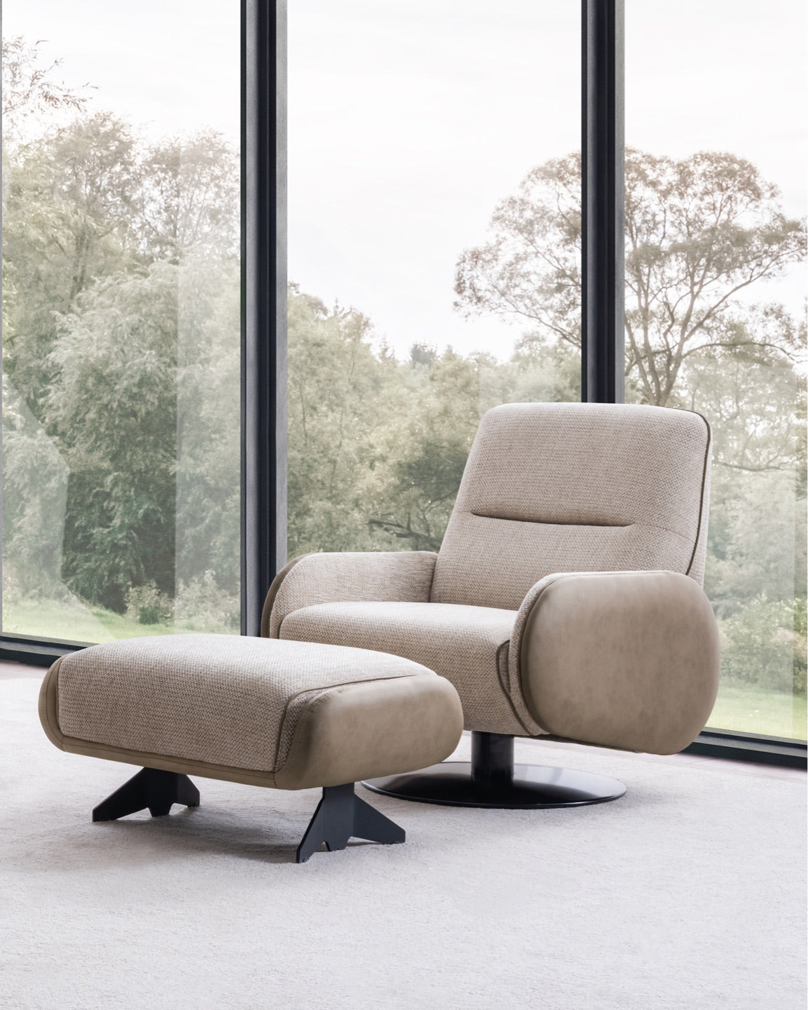 Netline Home Interior Melisa armchair with plush upholstery, stylish design, and comfortable accent seating for modern living rooms.