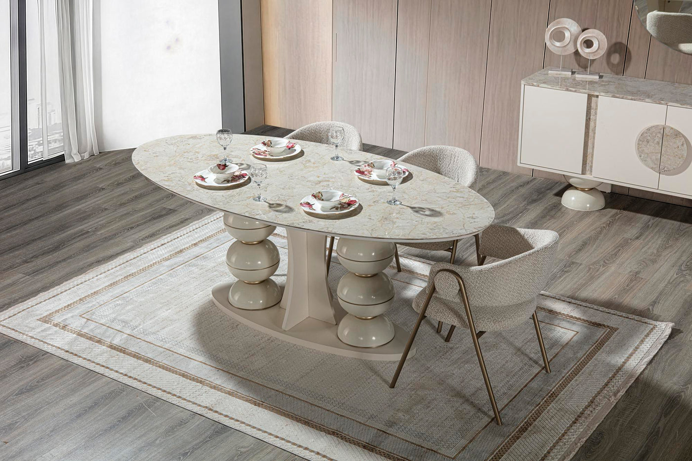 Ramada Dining Room (R) by Netline Interiors