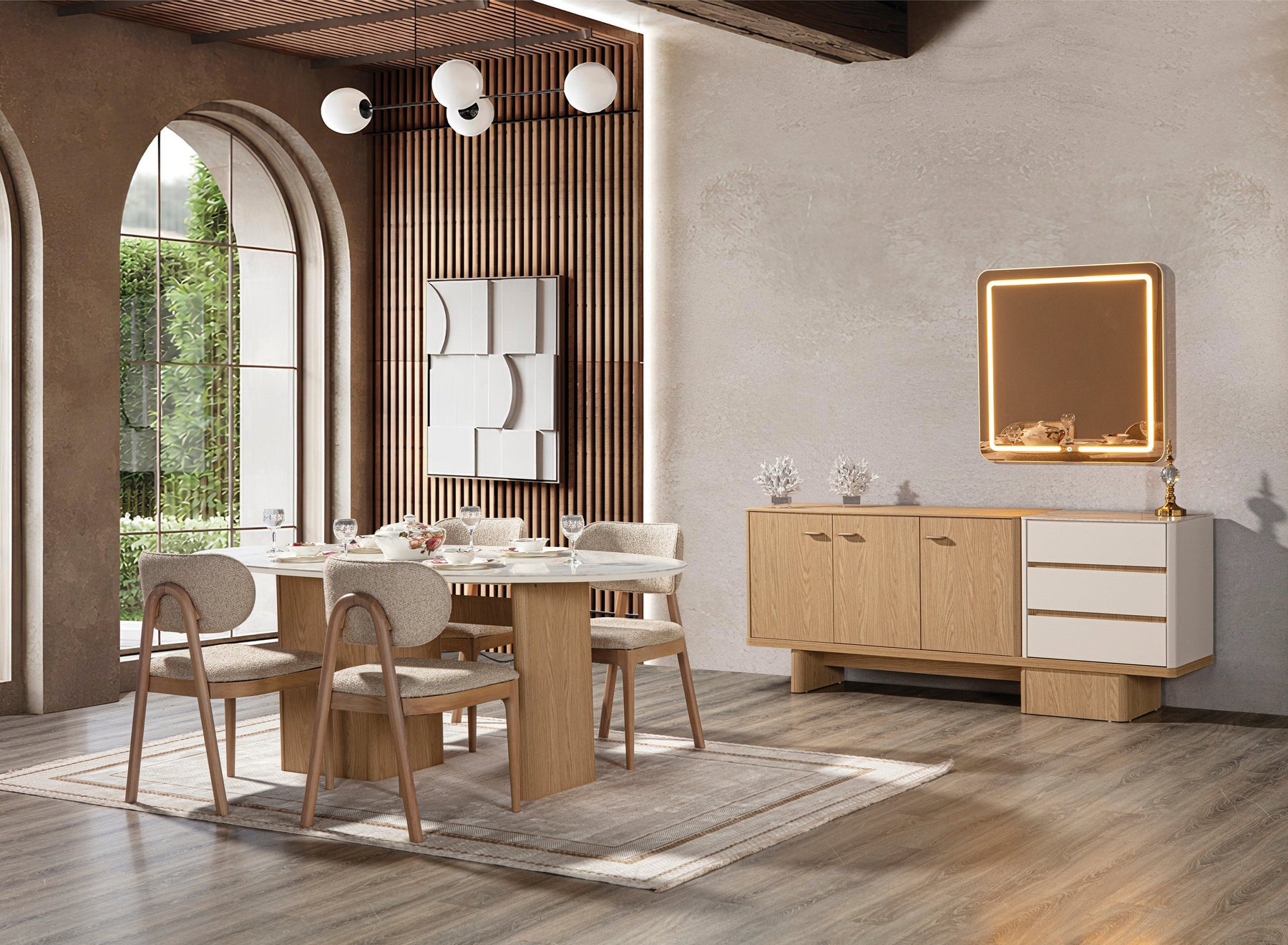 Silva Dining Room (R) by Netline Interiors