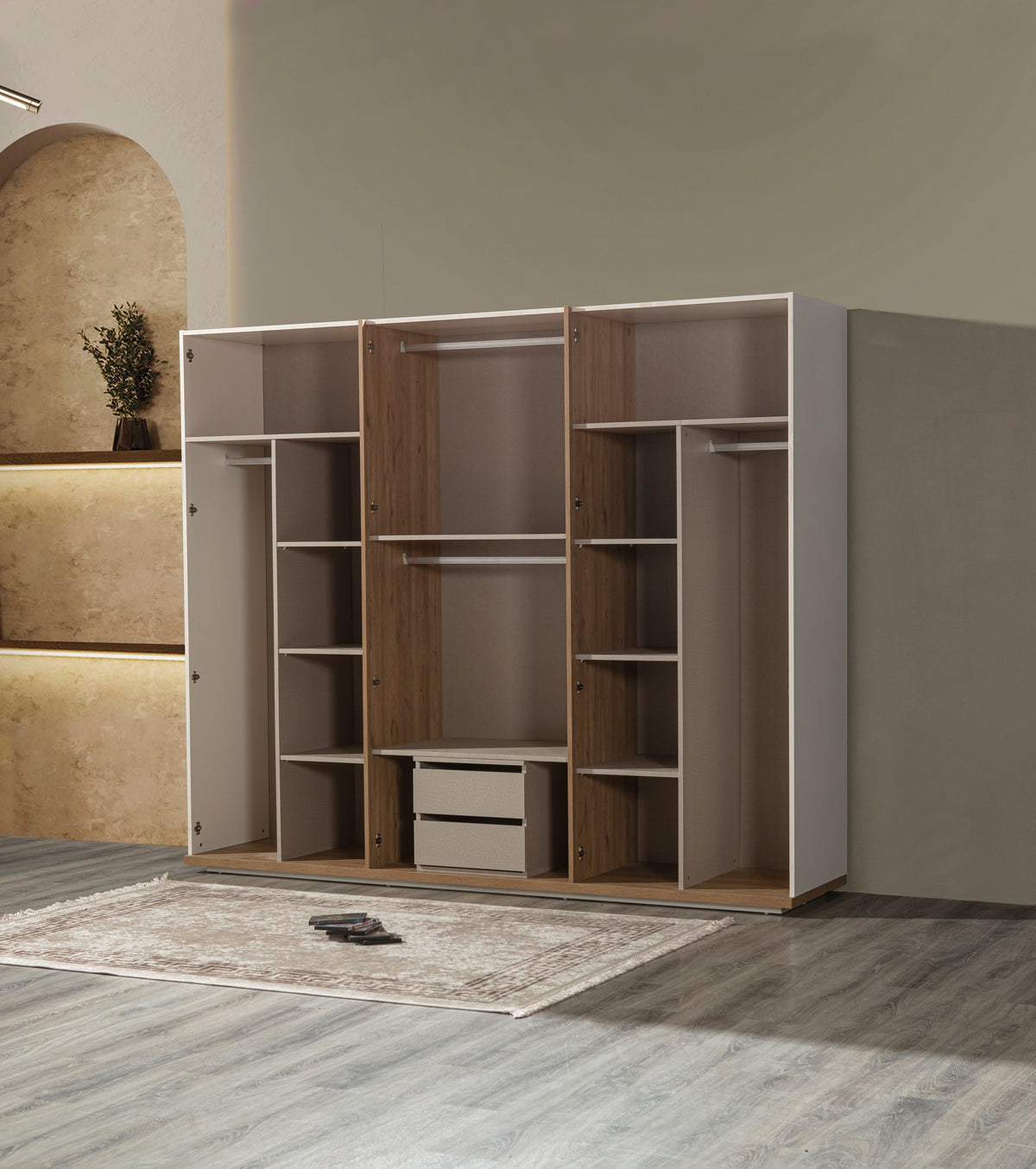 Solid Wardrobe (R) by Netline Interiors