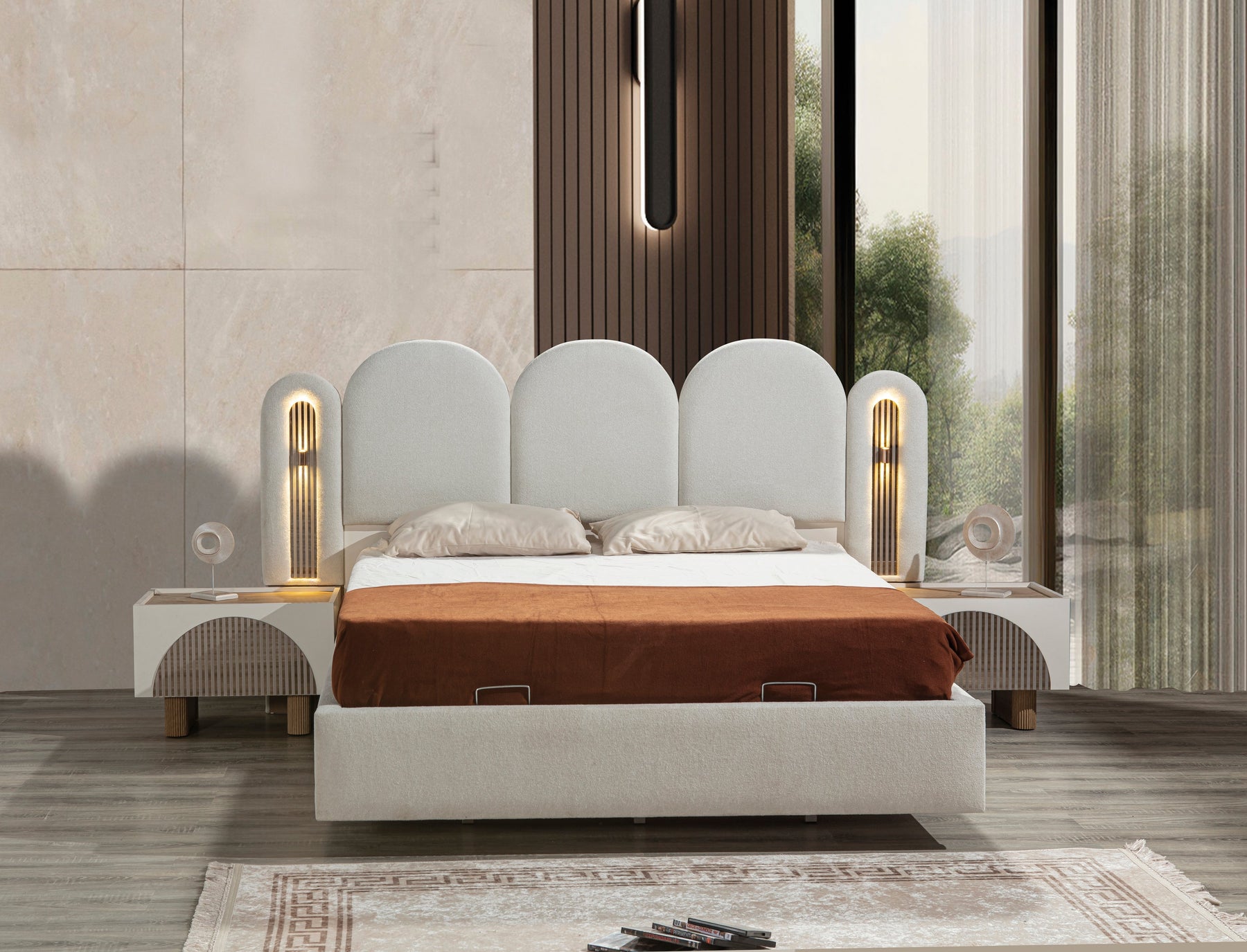 Solid Bedroom (R) by Netline Interiors