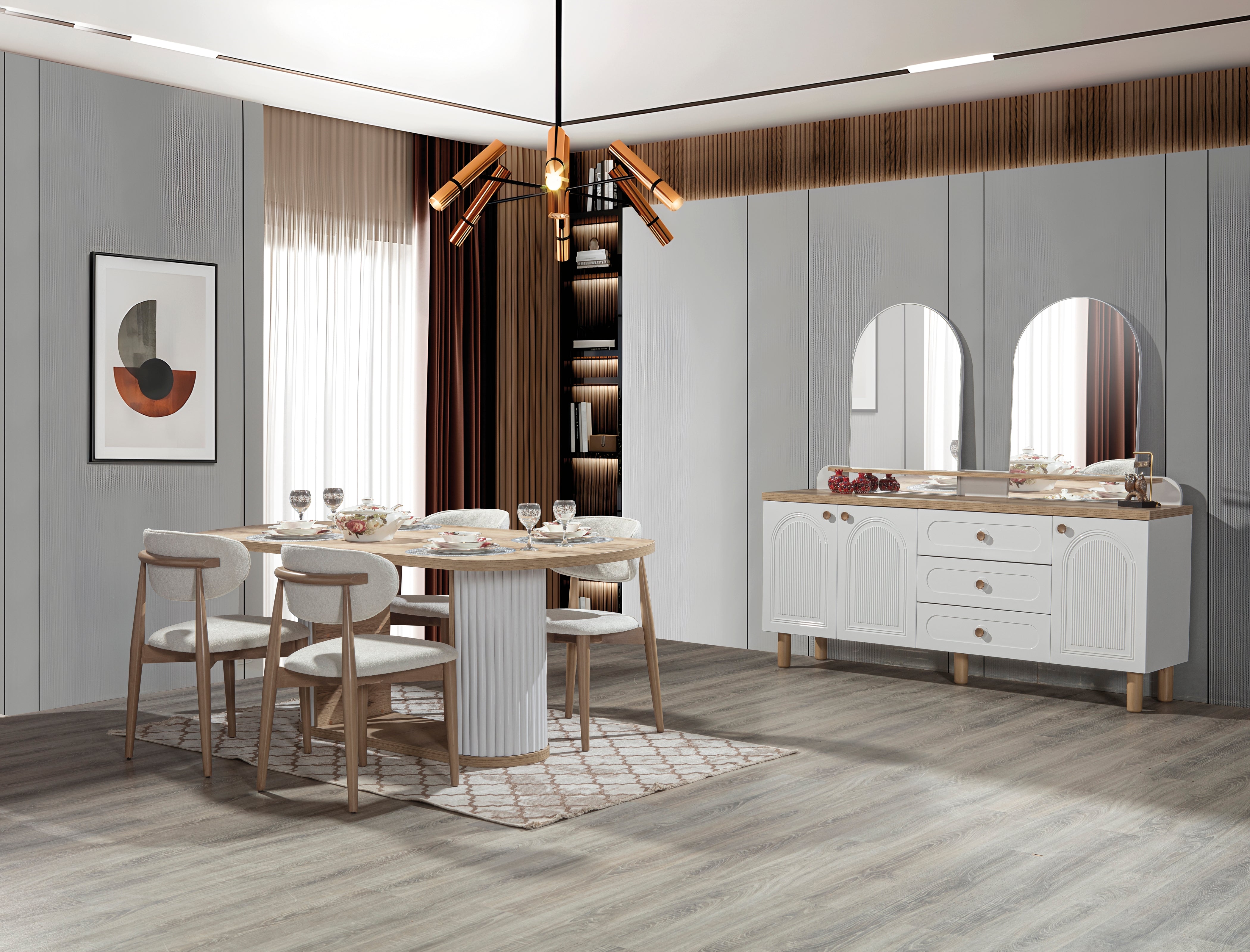 Bohem Dining Room (R) by Netline Interiors