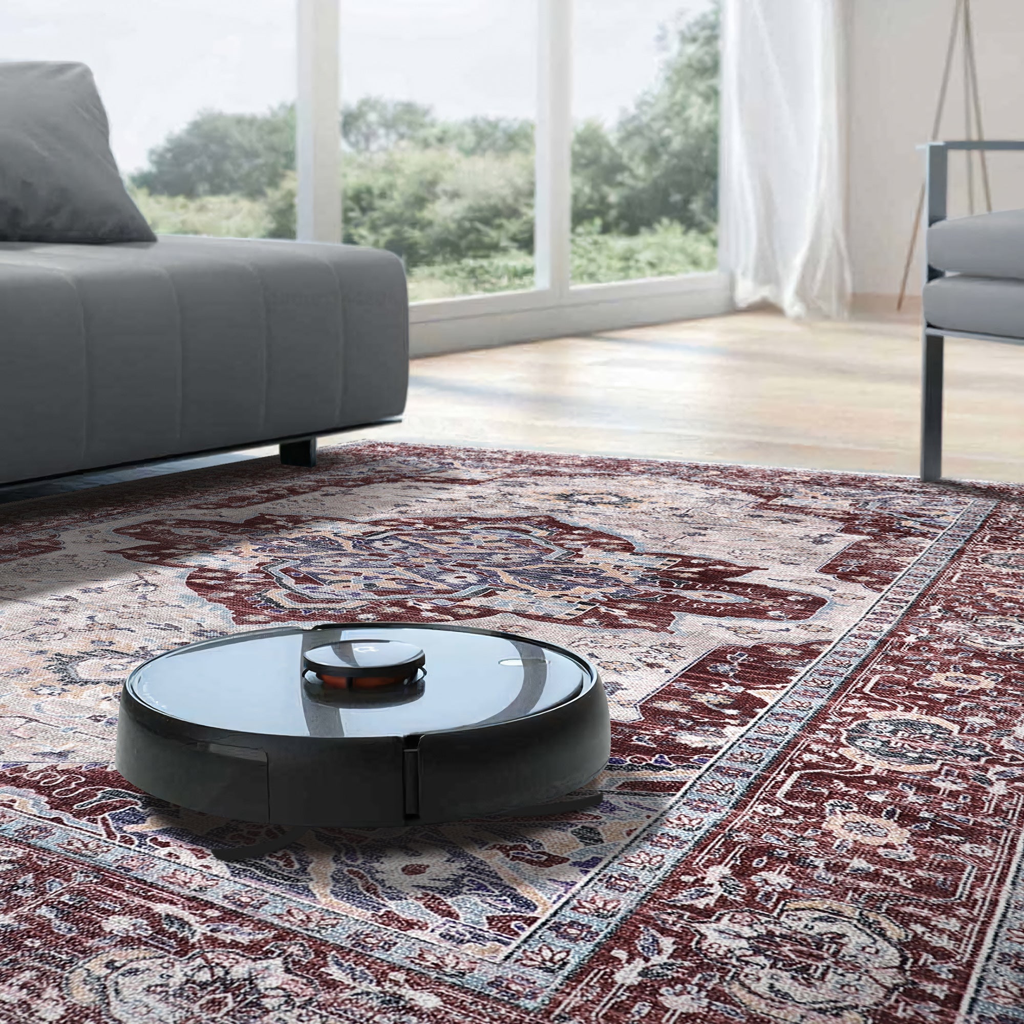 Netline Home Rugs Depot RW1008 – Machine Washable Persian Medallion Rug | Traditional Oriental Vintage Carpet for Living Room, Bedroom & Dining