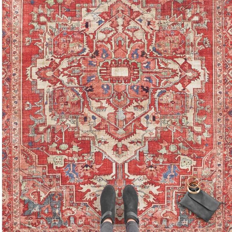 Oriental Leta Vintage Red Rug