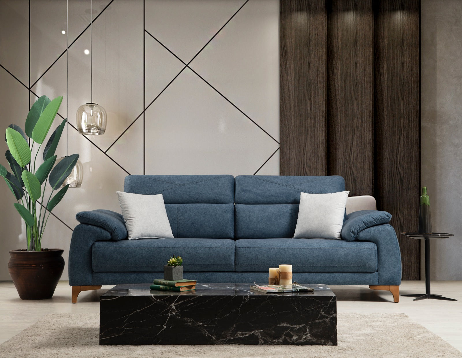 Oscar 3 Seater Sofa by Netline Interiors