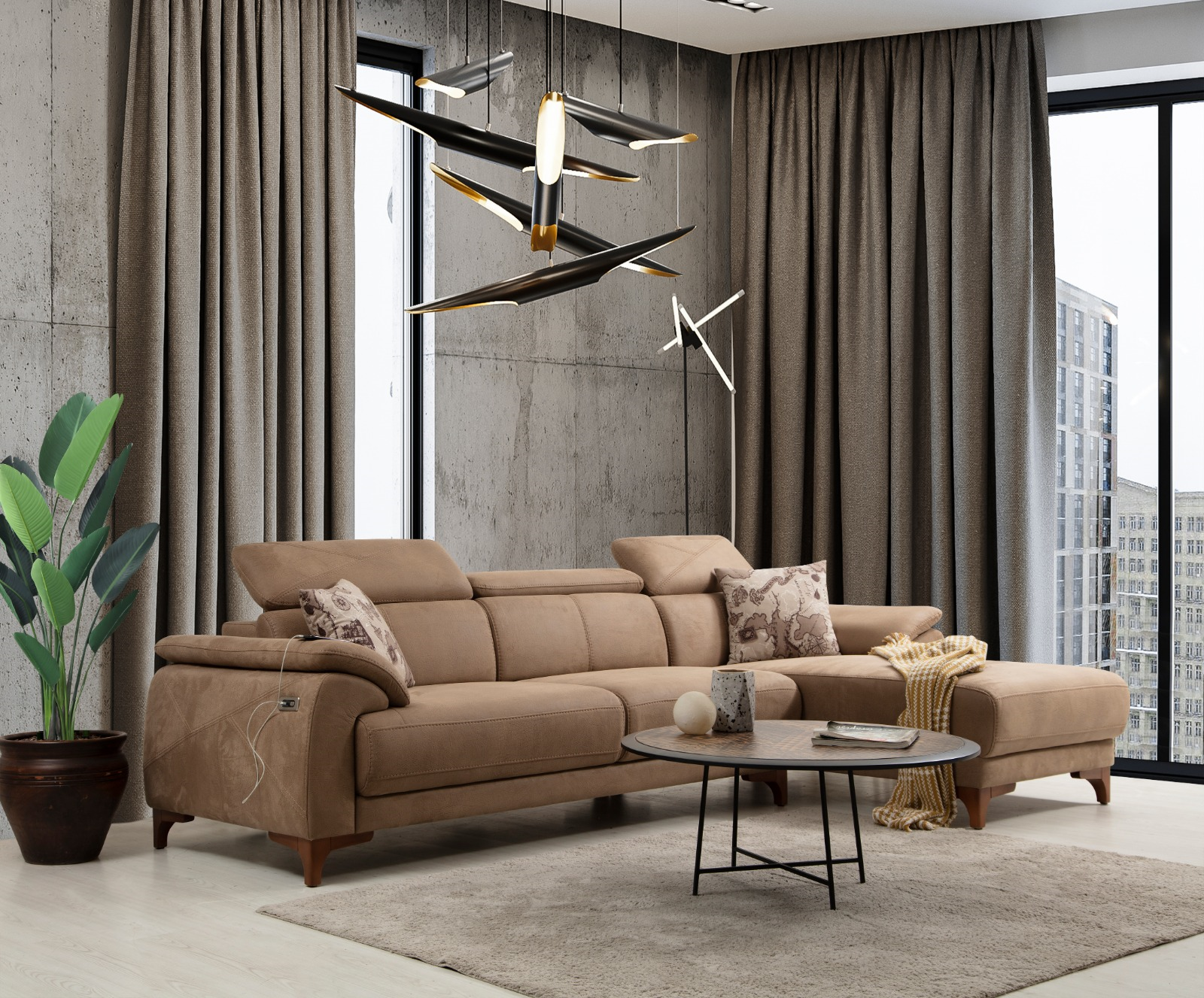 Netline Home Oscar Relax Mini L Corner Sofa