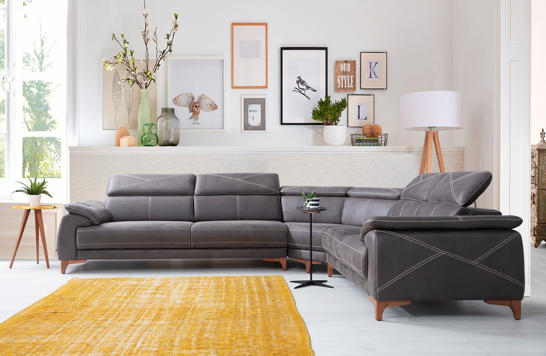 Netline Home Oscar L Corner Sofa