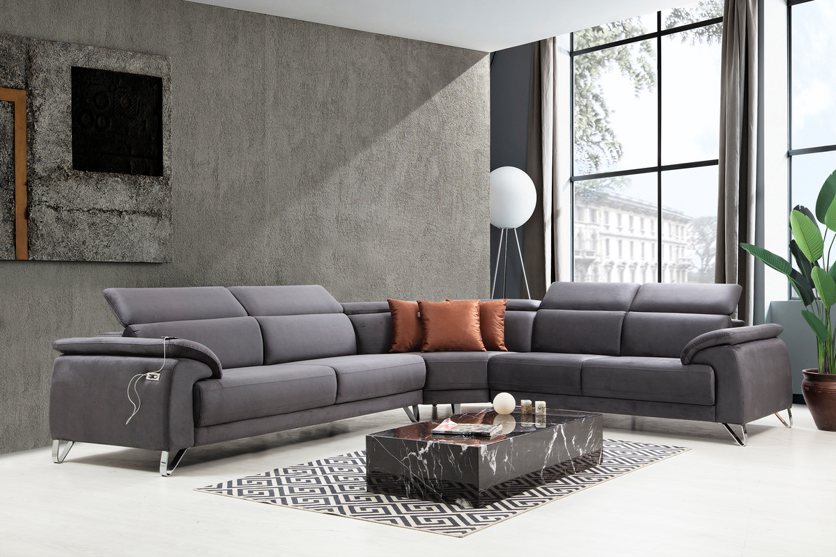 Oscar L Corner Sofa by Netline Interiors
