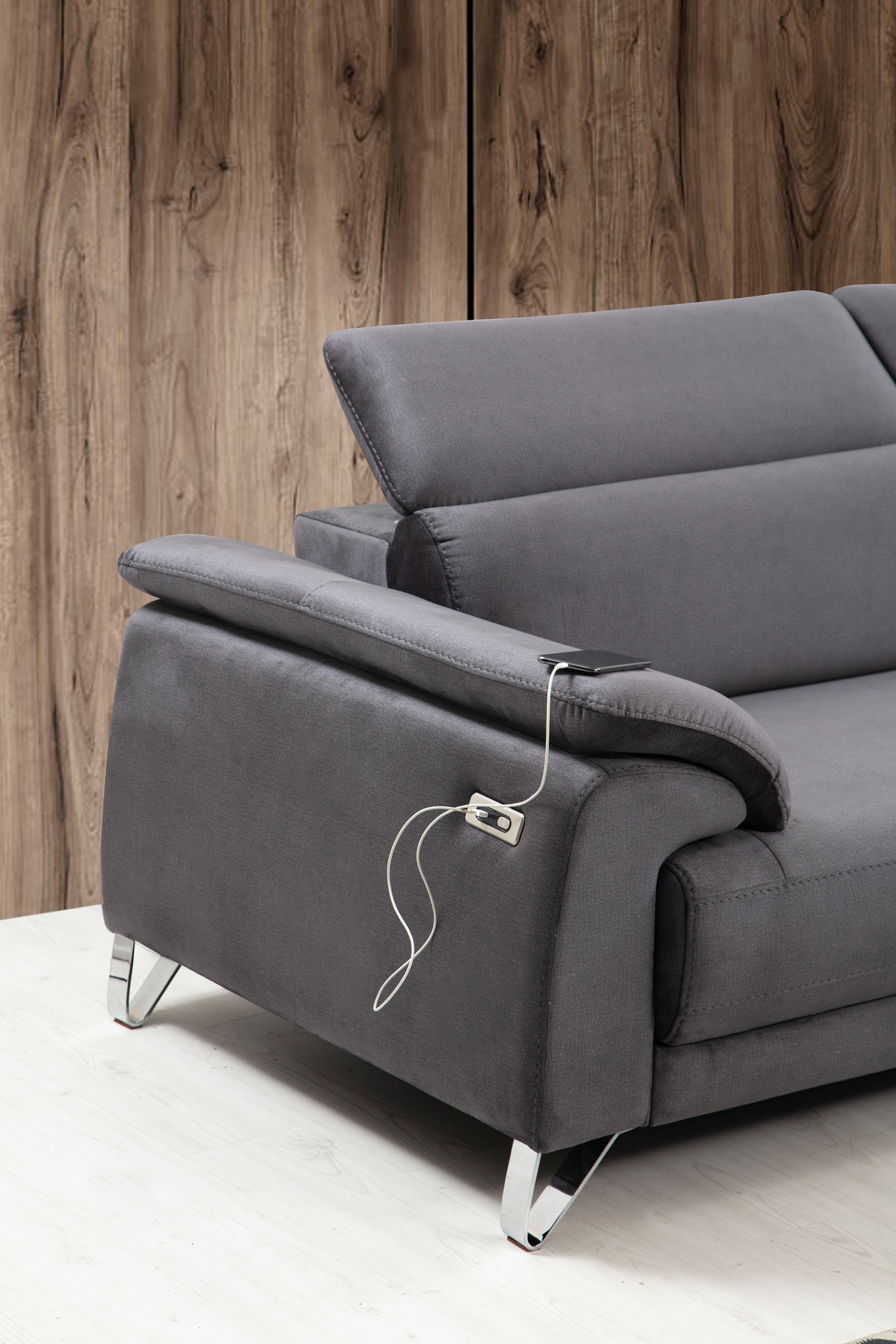 Oscar L Corner Sofa by Netline Interiors