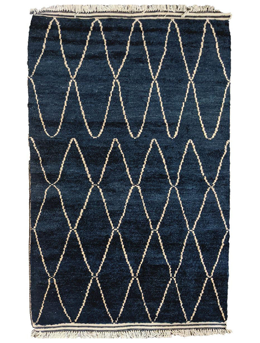 Kasbah Hand Knotted Rug - 196 x 125 cm