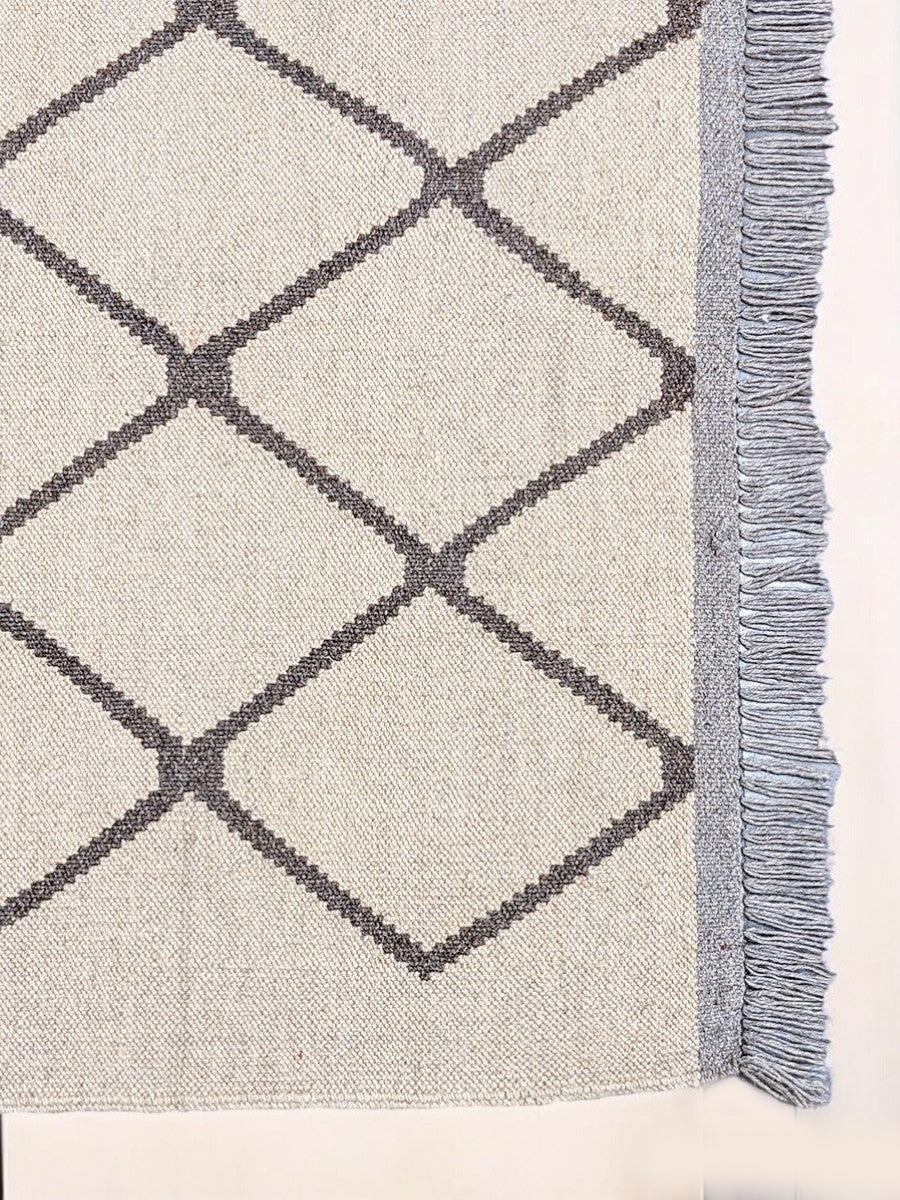 Interlace Flatweave Rug - Size: 159 x 98 cm