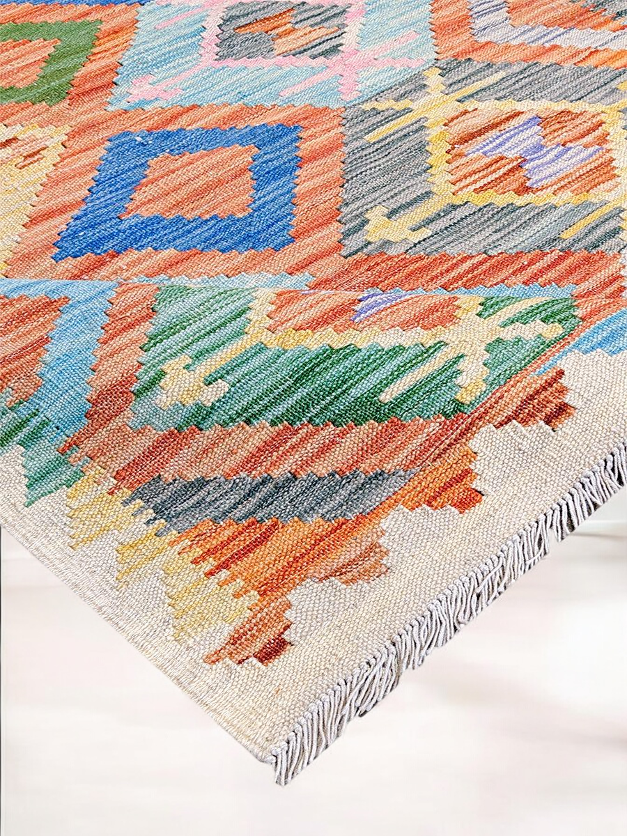 Maimana Afghanistan Kilim Rug - 147 x 99 cm