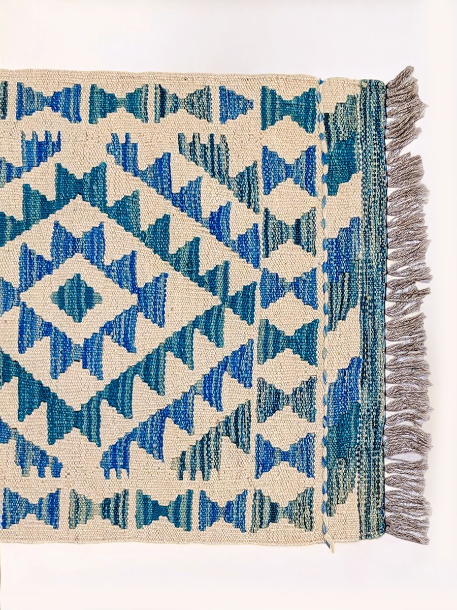 Maimana Afghanistan Kilim Rug - 150 x 51 cm