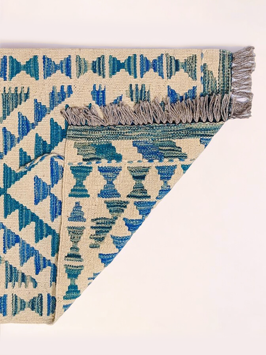 Maimana Afghanistan Kilim Rug - 150 x 51 cm