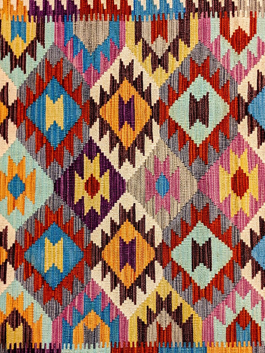 Maimana Afghanistan Kilim Rug - 290 x 79 cm