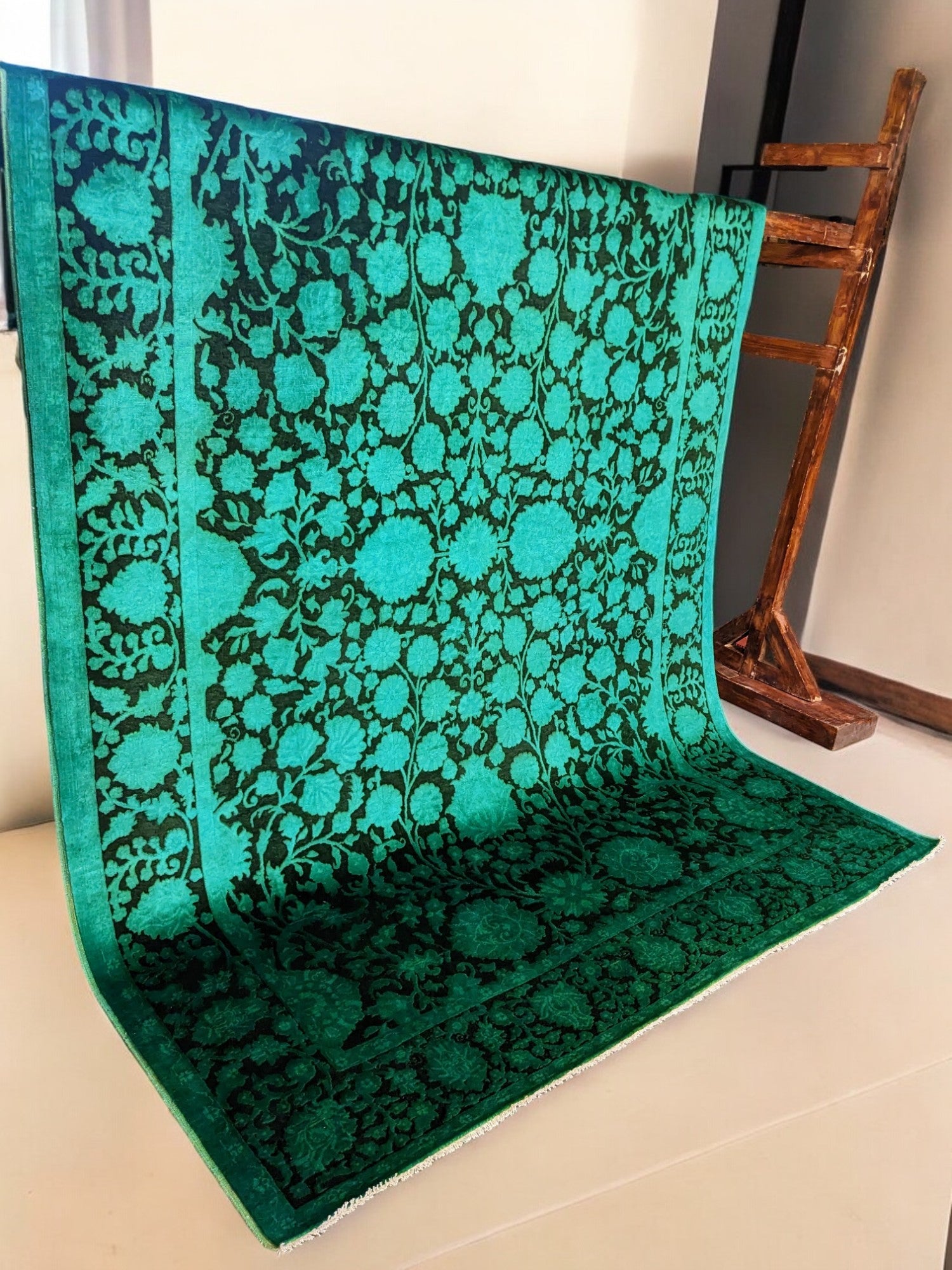 Ziegler Silk Wash Chobi Rug - 277 x 186 cm