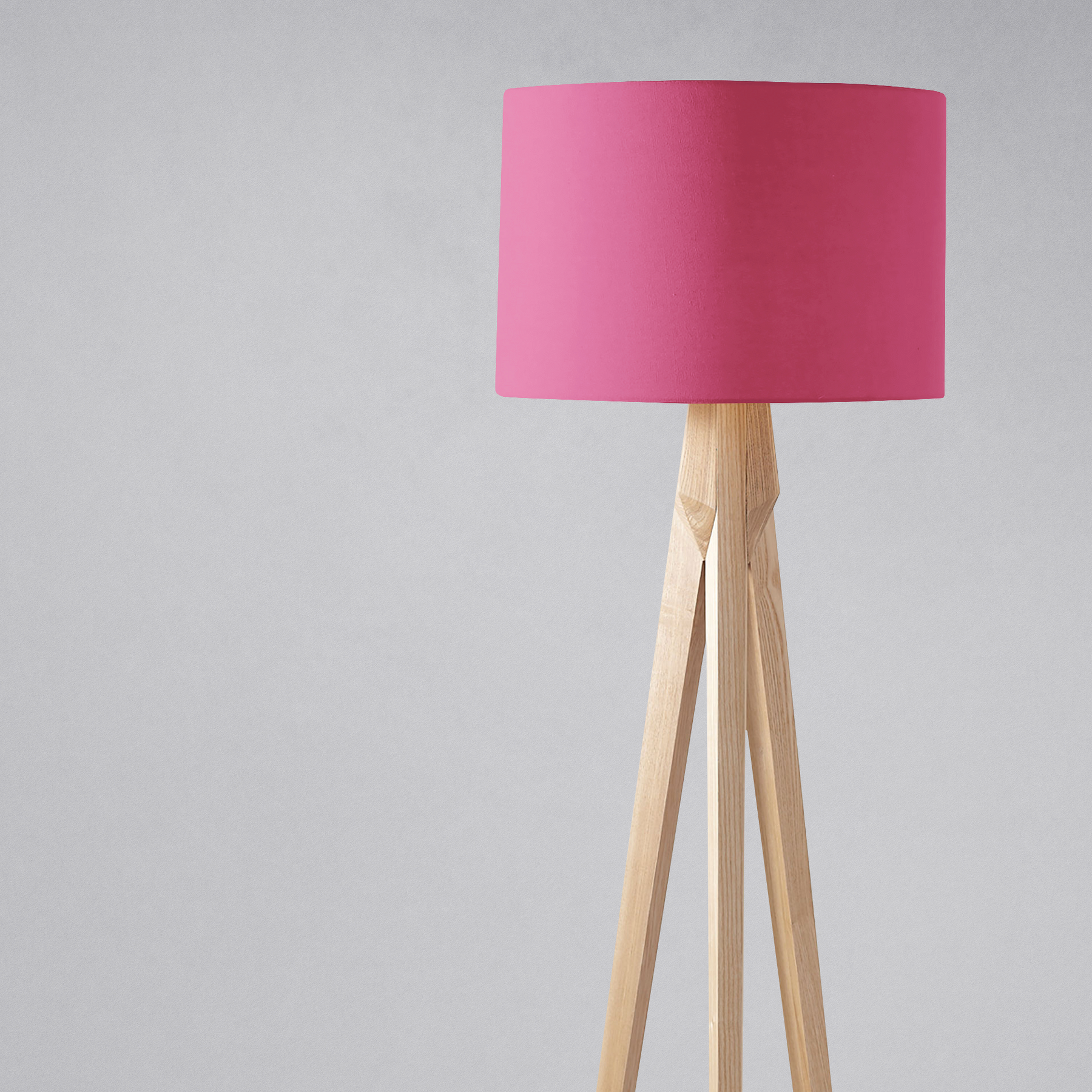 Plain Cerise Pink Lampshade – Ceiling & Table Compatible