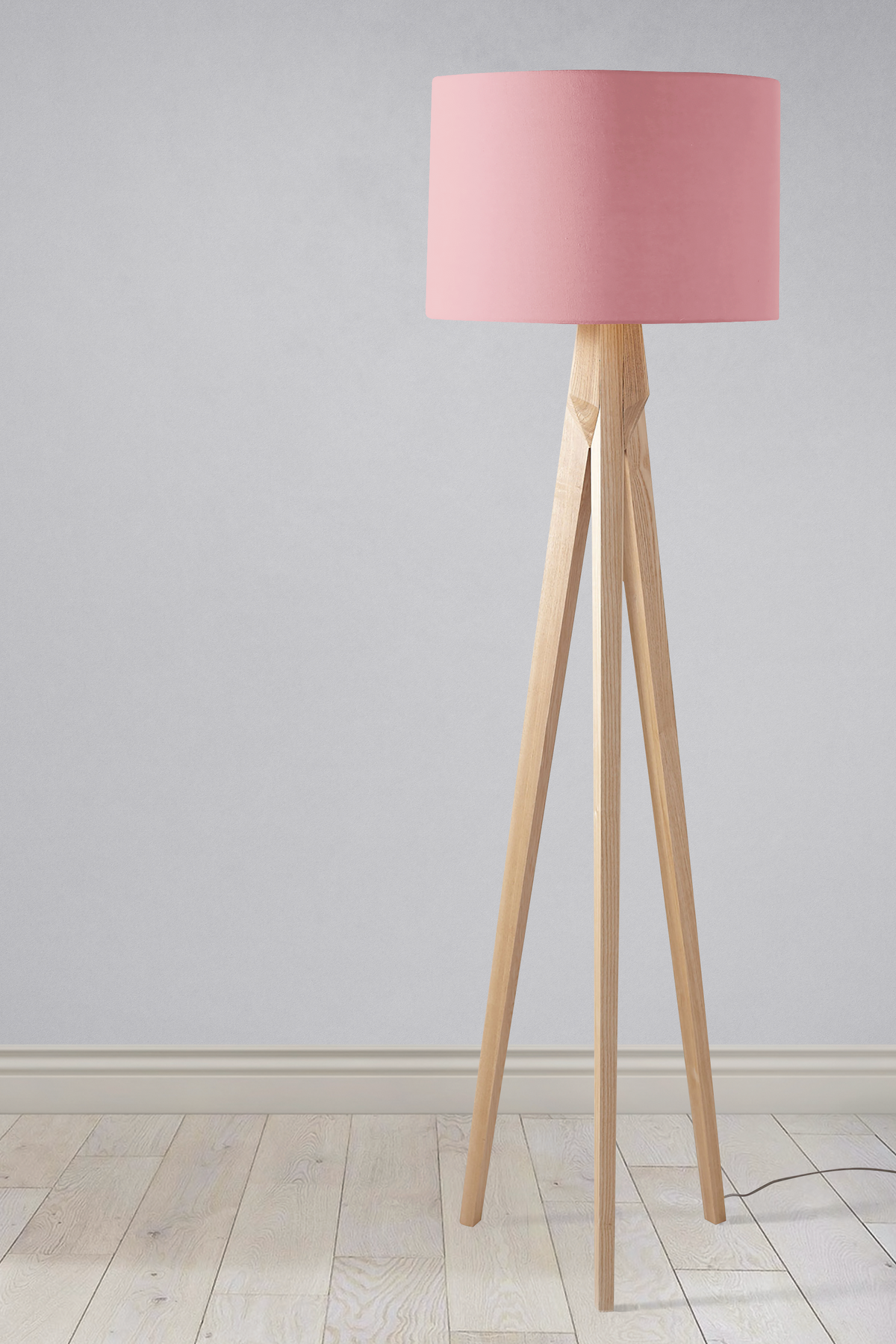 Plain Dusty Rose Lampshade – Ceiling & Table Compatible
